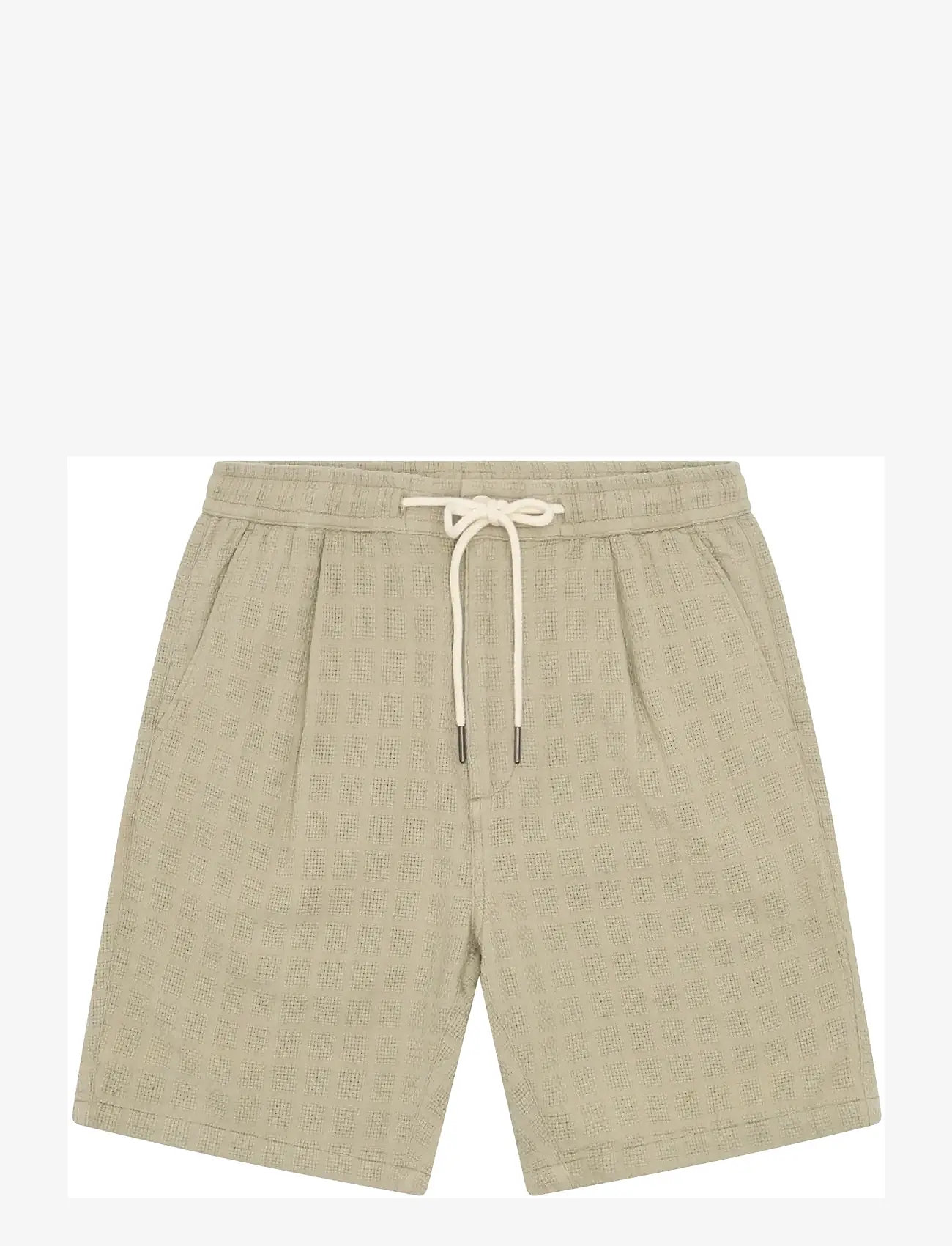 Knowledge Cotton Apparel - Fig loose structure shorts - casual shorts - twill - 0
