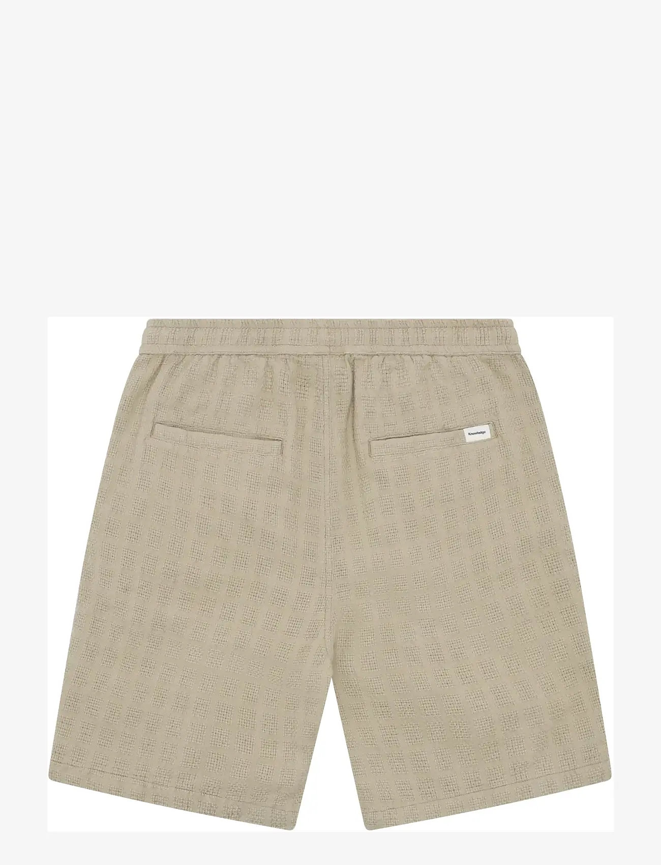 Knowledge Cotton Apparel - Fig loose structure shorts - casual shorts - twill - 1