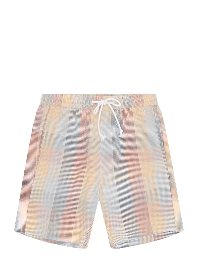 Knowledge Cotton Apparel Fig loose seersucker shorts - Vabaaja lühikesed püksid - MULTI CHECK / multi