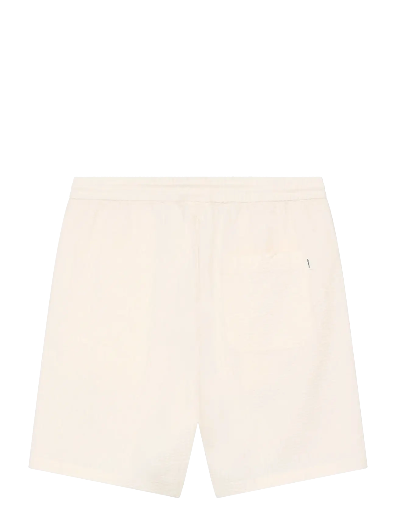 Knowledge Cotton Apparel - Fig loose seersucker shorts - casual shorts - egret - 2