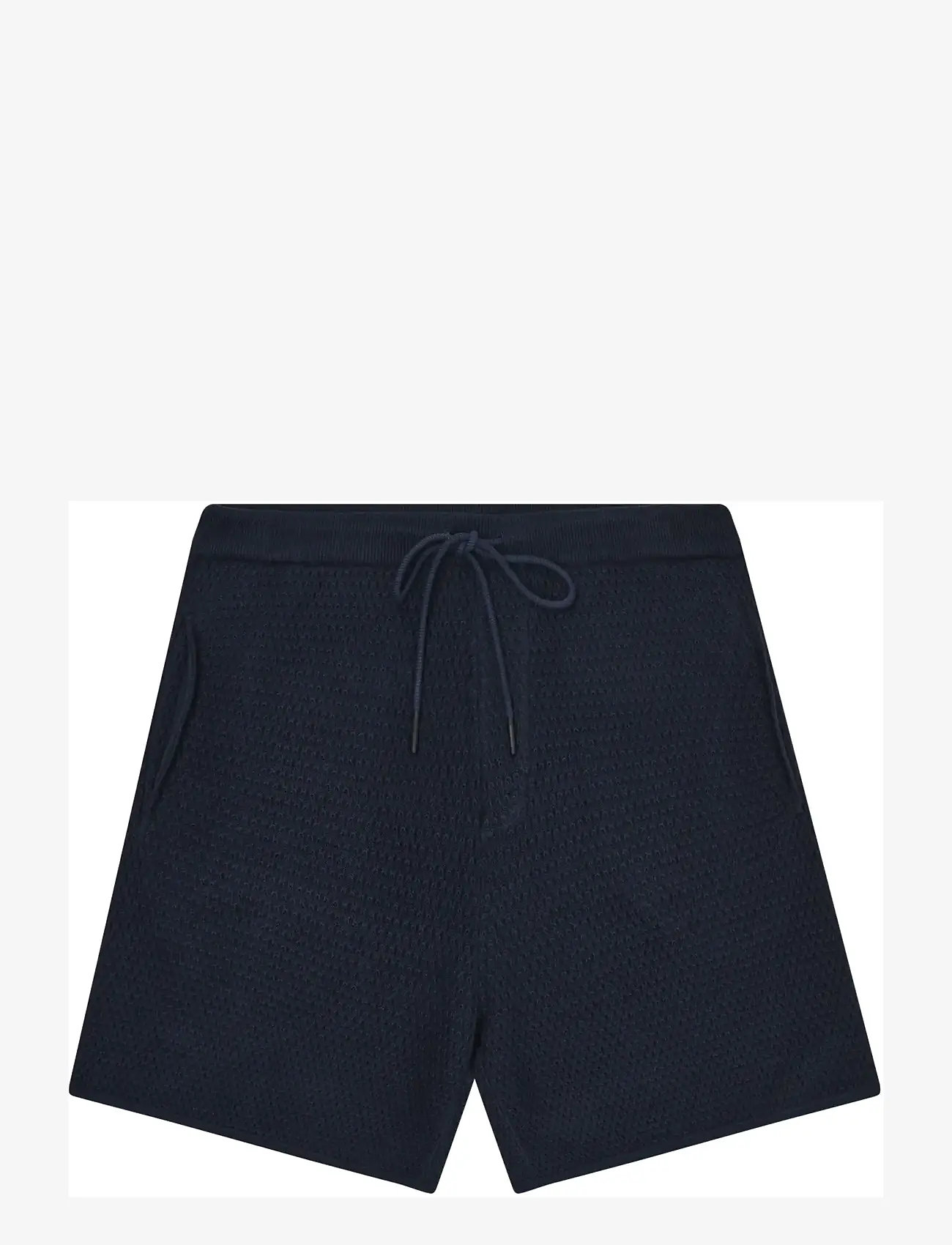 Knowledge Cotton Apparel - Loose knit shorts - lühikesed vabaajapüksid - night sky - 0