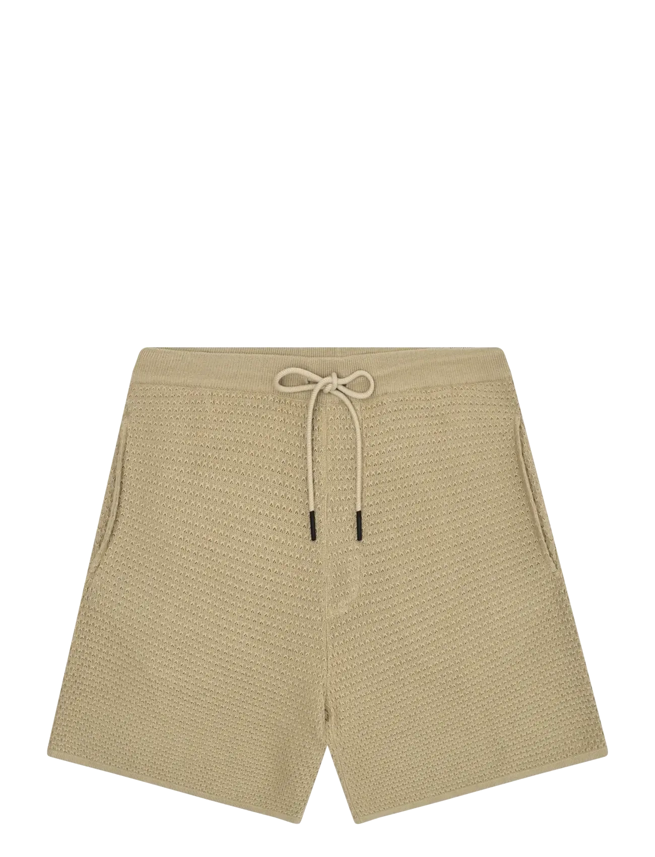 Knowledge Cotton Apparel Loose knit shorts - Tänavastiil - TWILL / beige