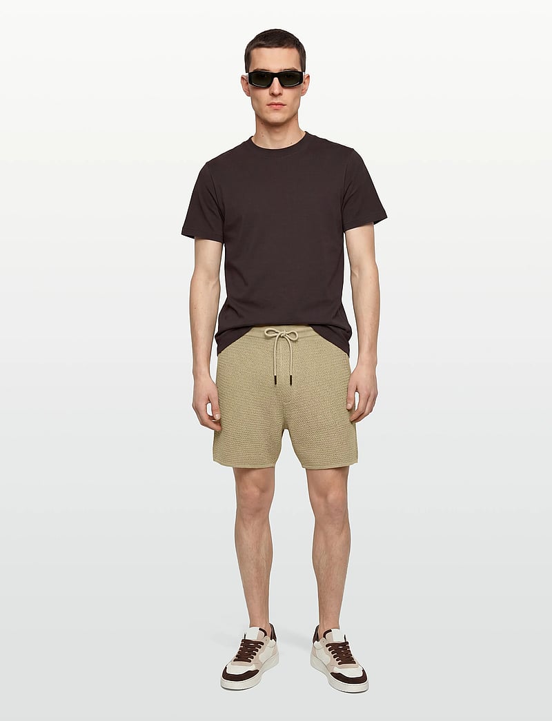 Knowledge Cotton Apparel - Loose knit shorts - casual shorts - twill - 0