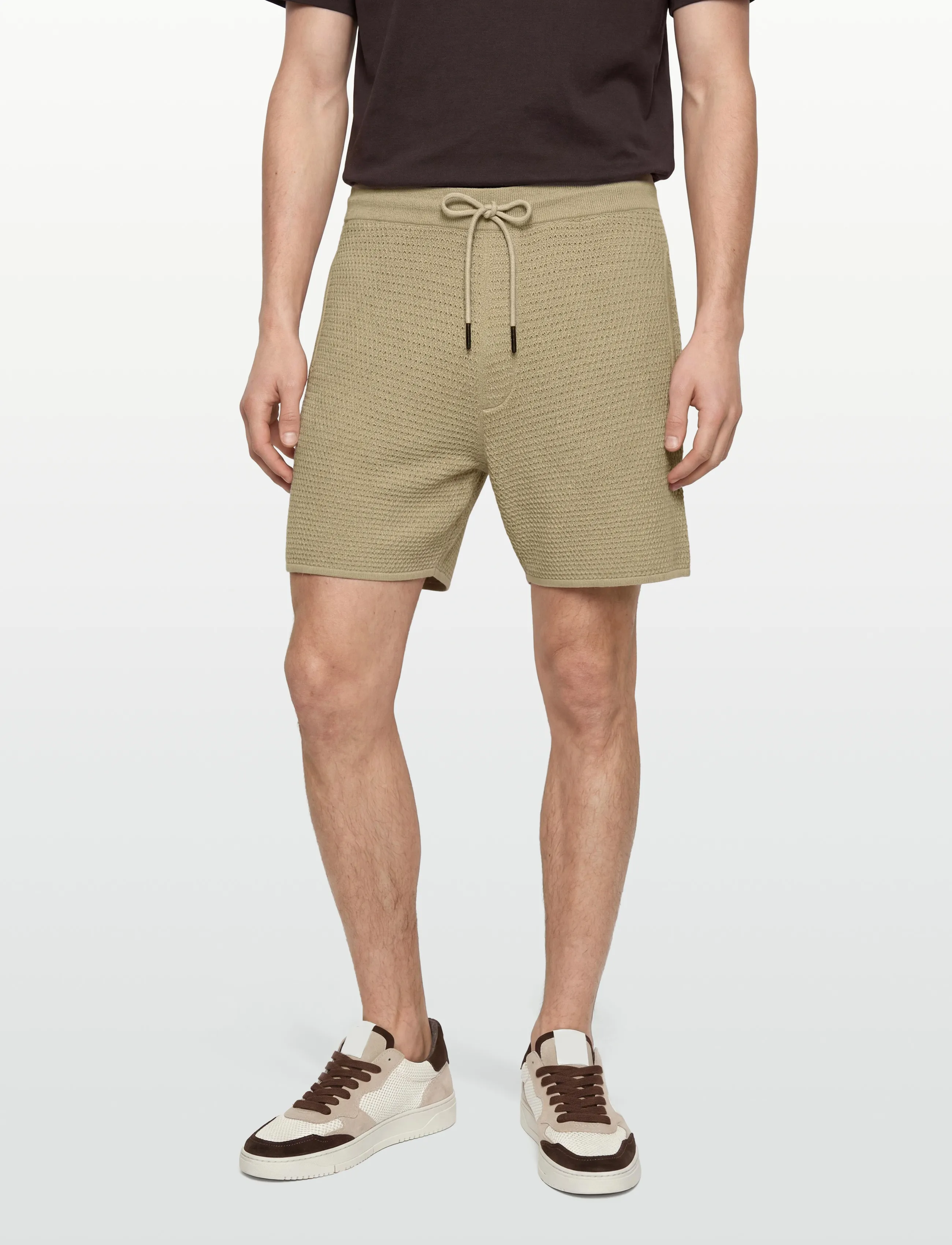 Knowledge Cotton Apparel - Loose knit shorts - casual shorts - twill - 4