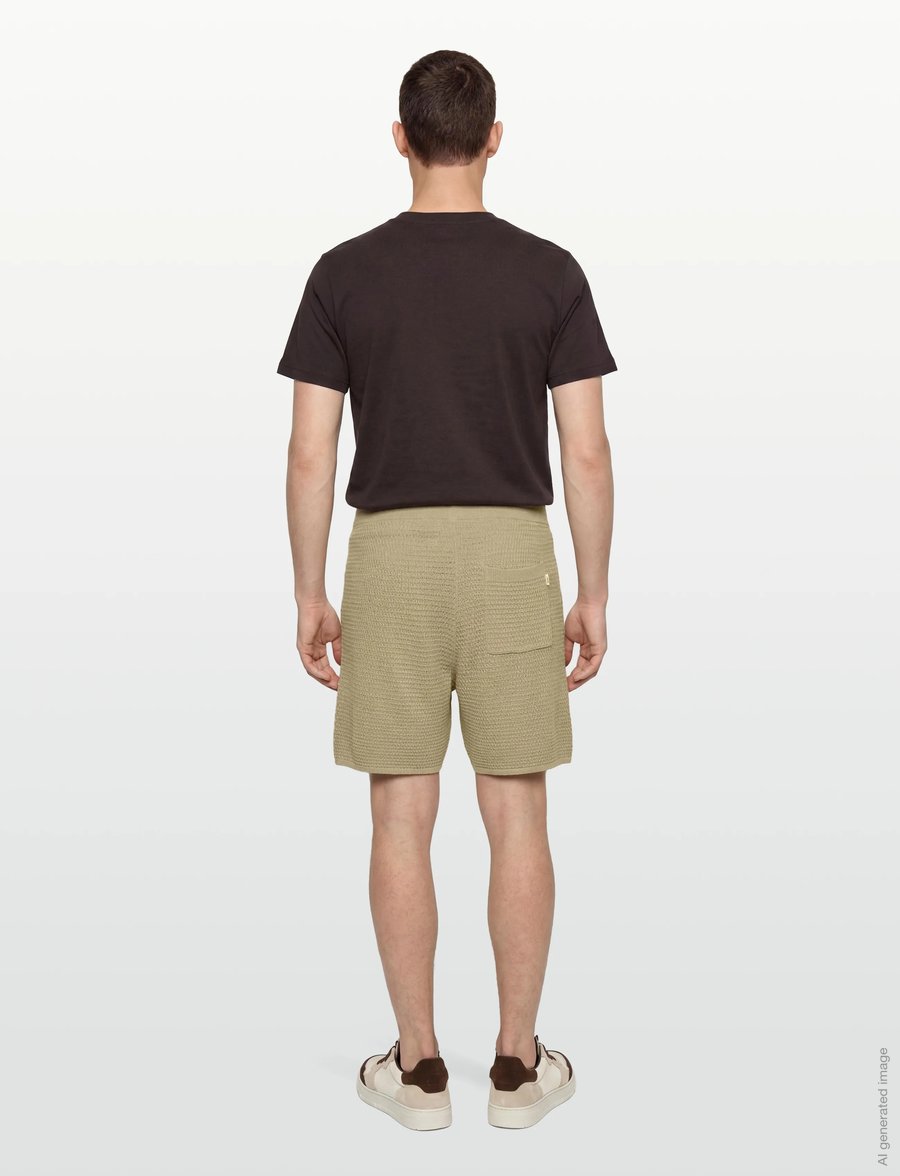 Knowledge Cotton Apparel - Loose knit shorts - casual shorts - twill - 5