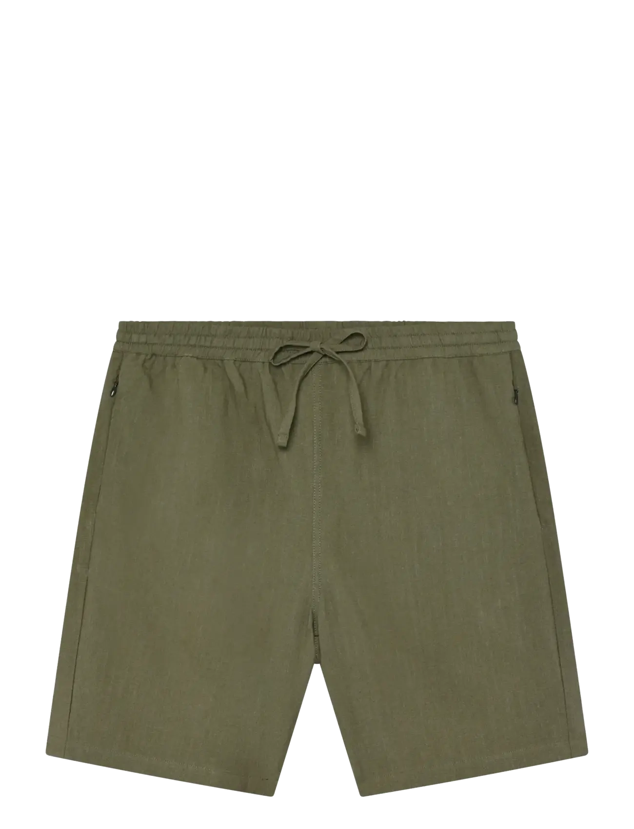 Knowledge Cotton Apparel Astral comfort linen blend shorts - Shorts - BURNED OLIVE / khaki/green