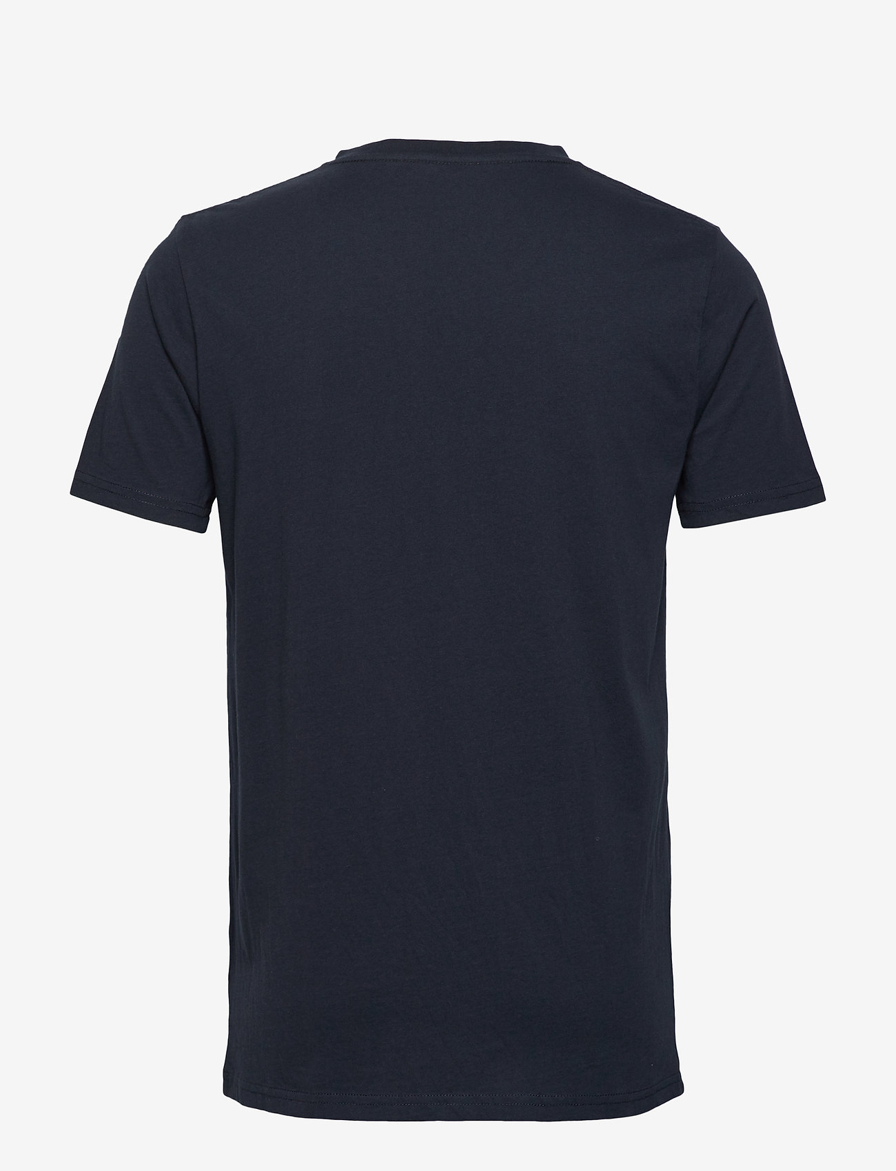 Knowledge Cotton Apparel - ALDER basic v-neck tee - GOTS/Vegan - total eclipse - 1