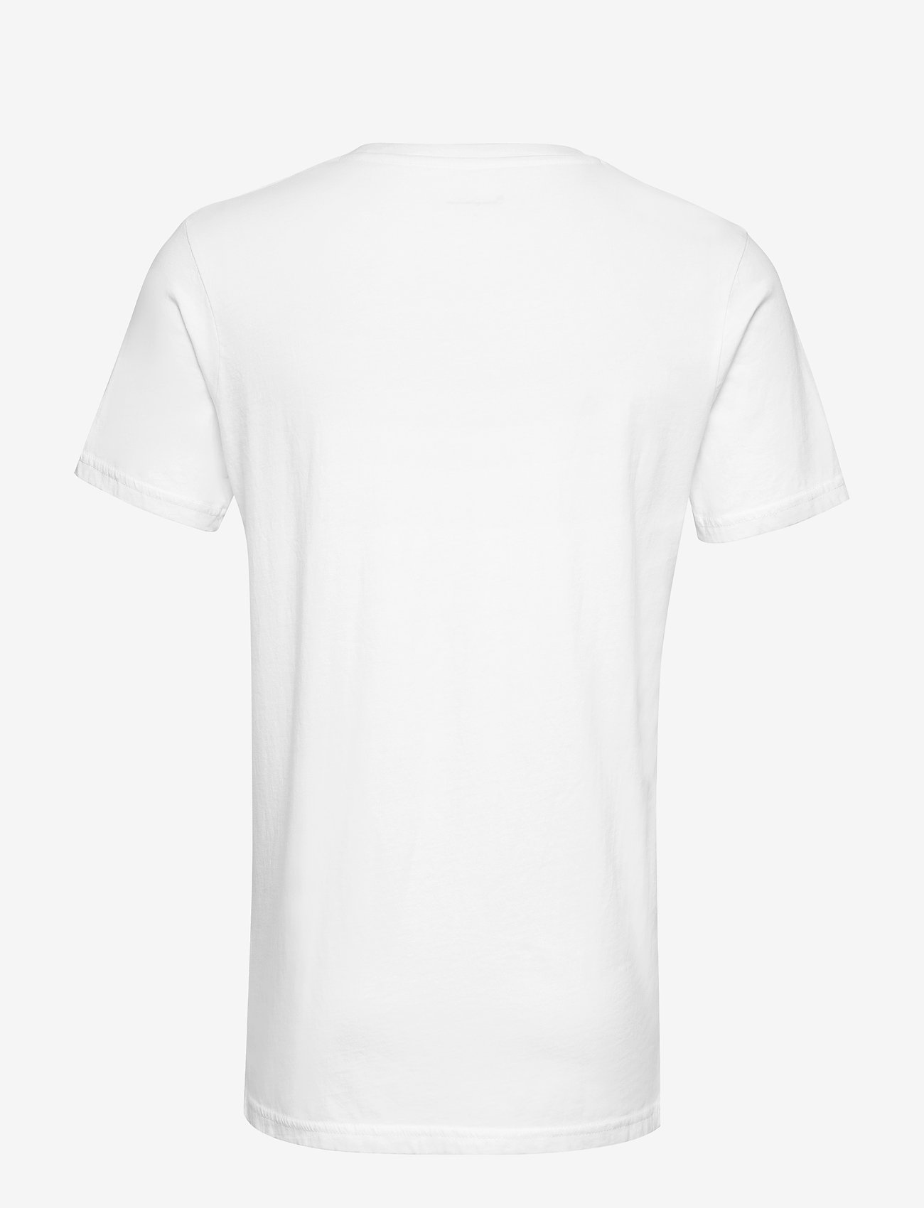 Knowledge Cotton Apparel - T-shirt with big owl print - GOTS/V - bright white - 1
