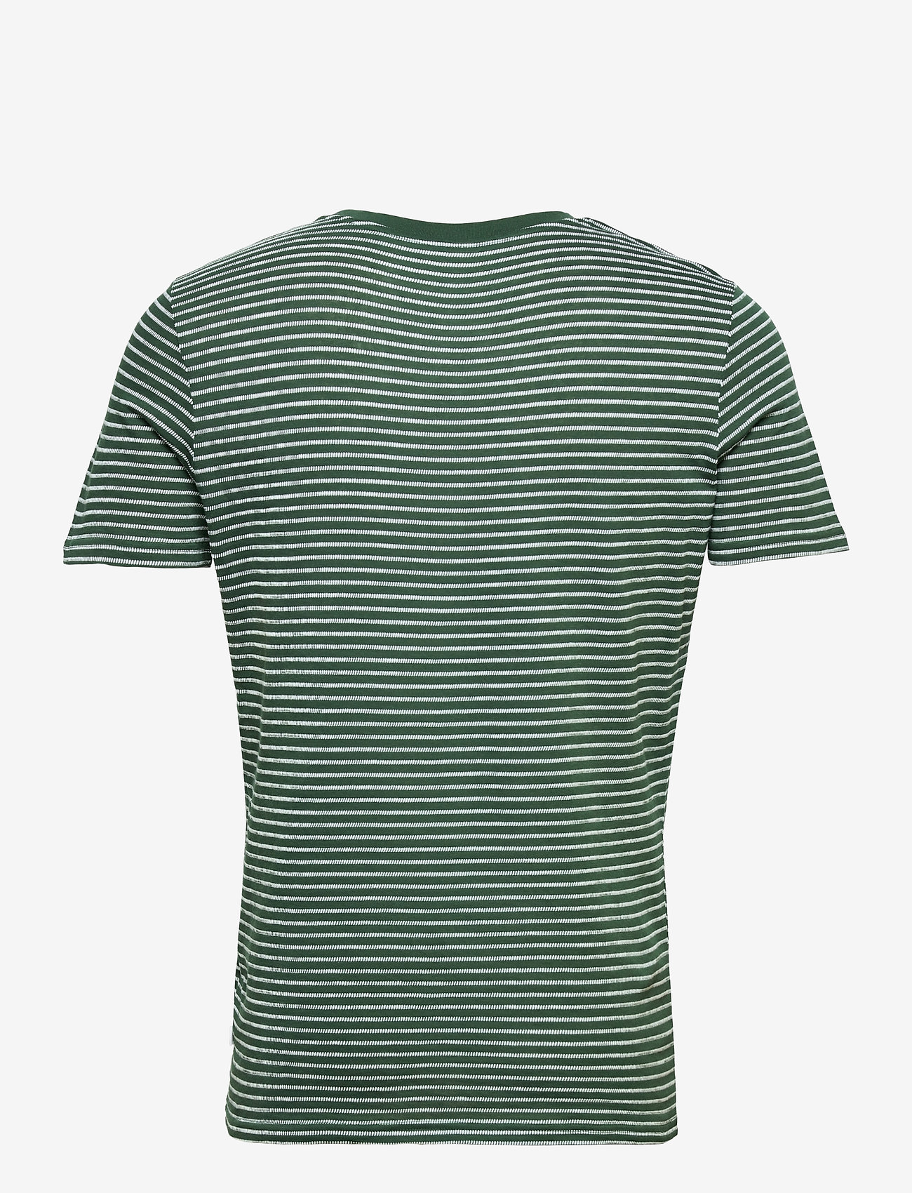 Knowledge Cotton Apparel - ALDER striped tee - GOTS/Vegan - pineneedle - 1
