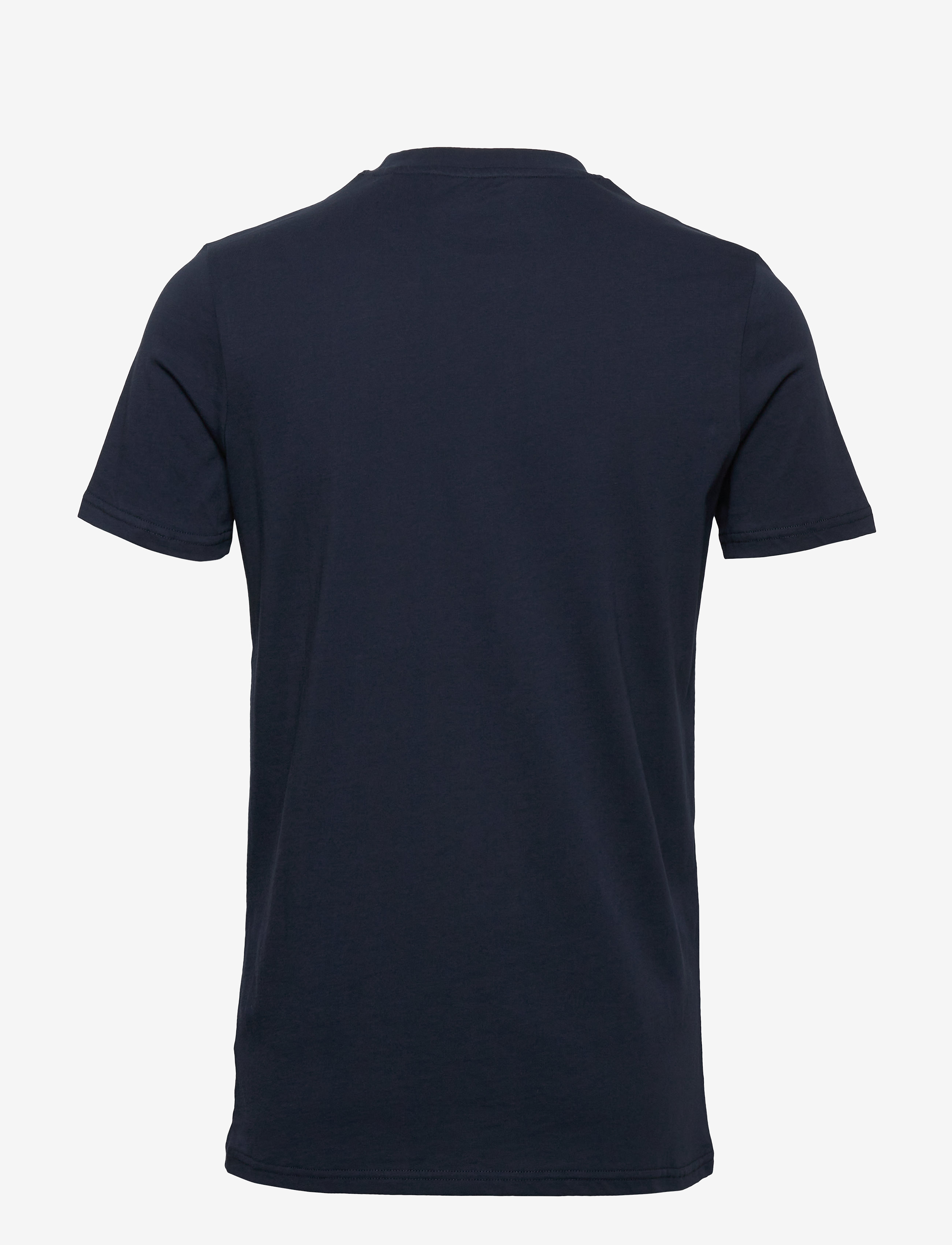 Knowledge Cotton Apparel - Regular trademark chest print t-shi - total eclipse - 2