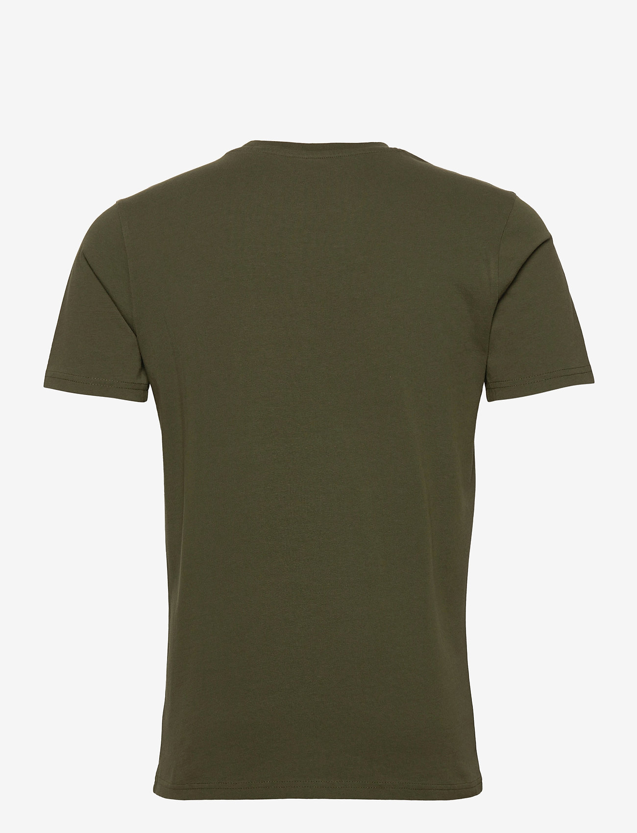 Knowledge Cotton Apparel - ALDER heavy tee mountain print  - G - forrest night - 1