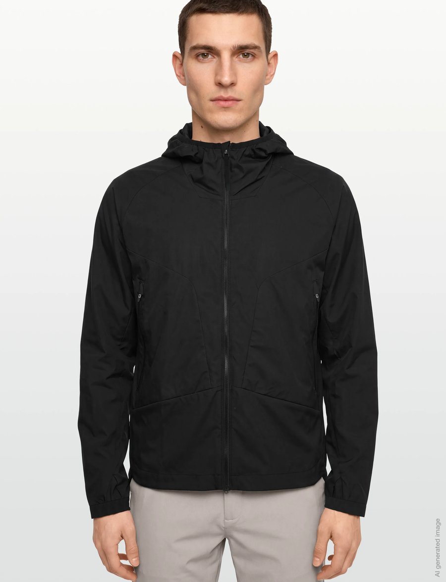Knowledge Cotton Apparel - Vent ripstop 90 jacket - vårjackor - black jet - 3
