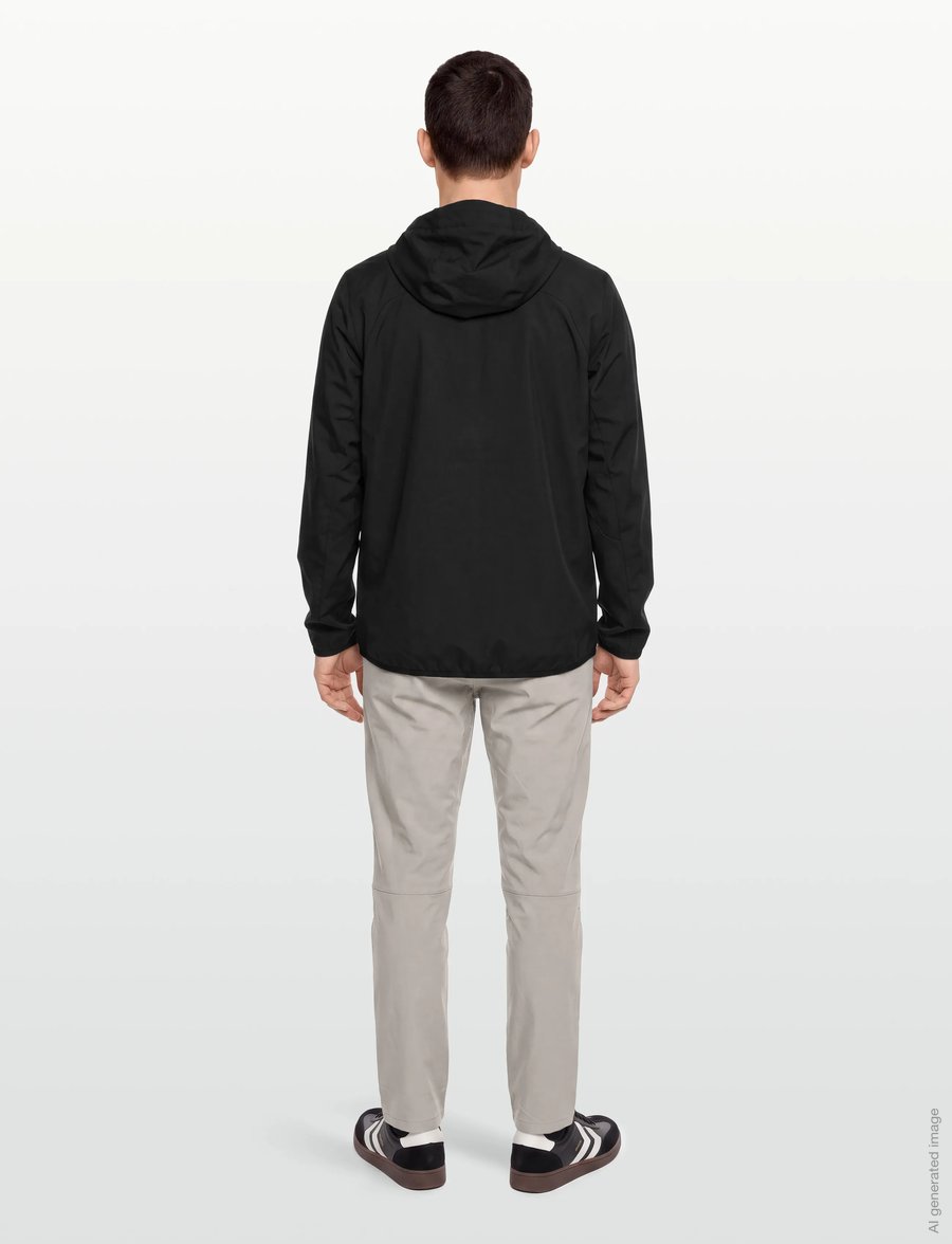 Knowledge Cotton Apparel - Vent ripstop 90 jacket - vårjackor - black jet - 4