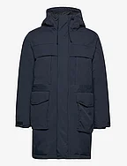 APEX CANVAS long padded coat - GRS - TOTAL ECLIPSE