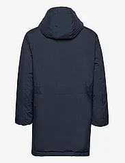Knowledge Cotton Apparel - APEX CANVAS long padded coat - GRS - winter jackets - total eclipse - 1