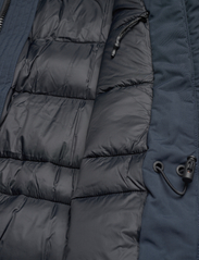 Knowledge Cotton Apparel - APEX CANVAS long padded coat - GRS - winter jackets - total eclipse - 7