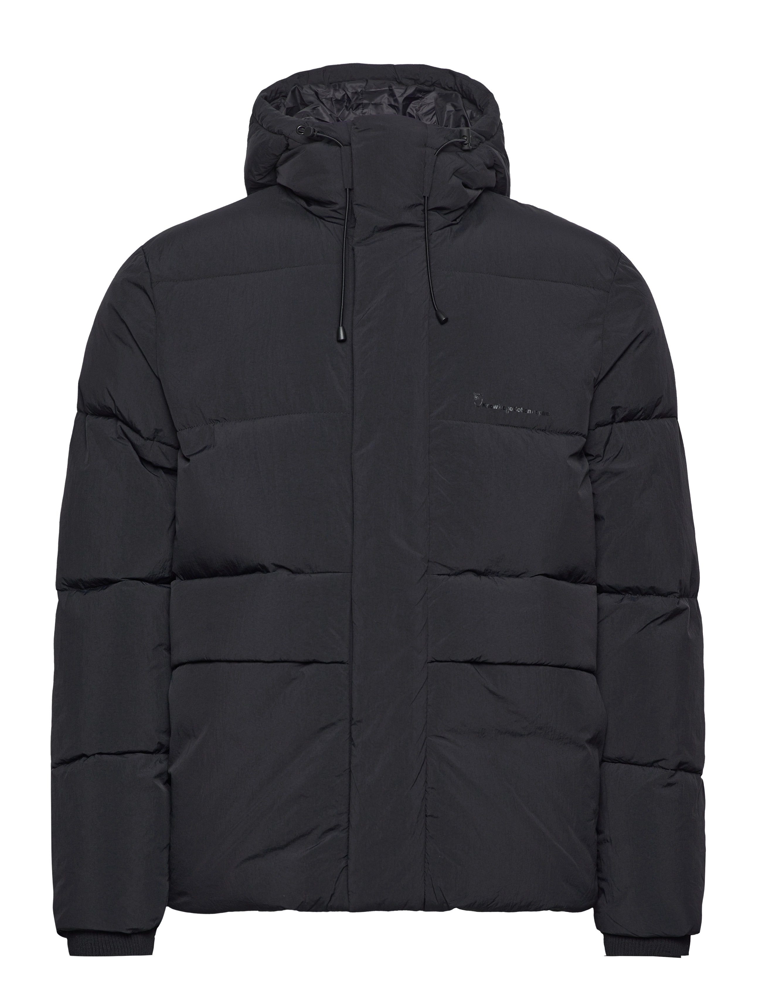 Puffer jacket - GRS/Vegan - BLACK JET