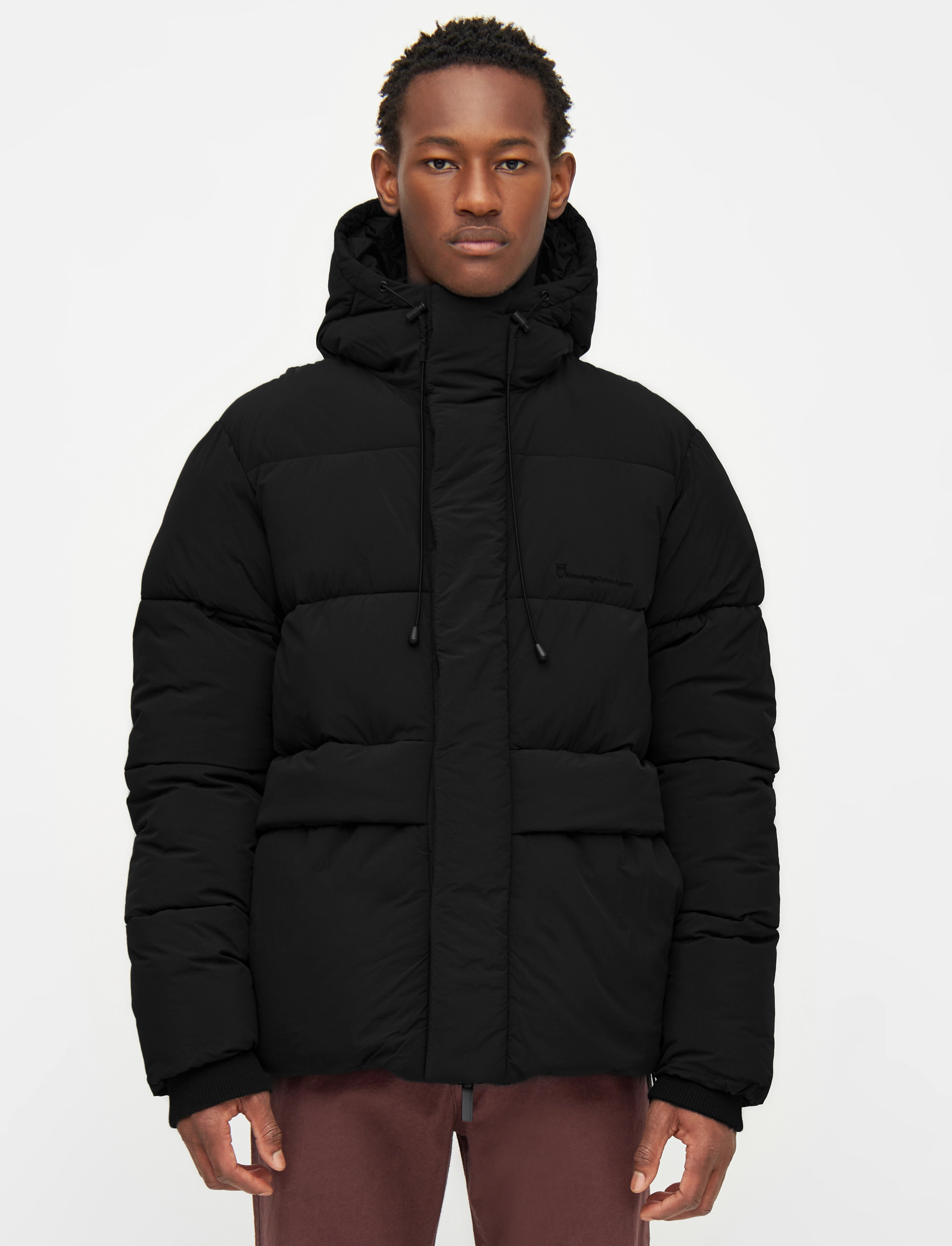 Knowledge Cotton Apparel - Puffer jacket - GRS/Vegan - black jet - 2