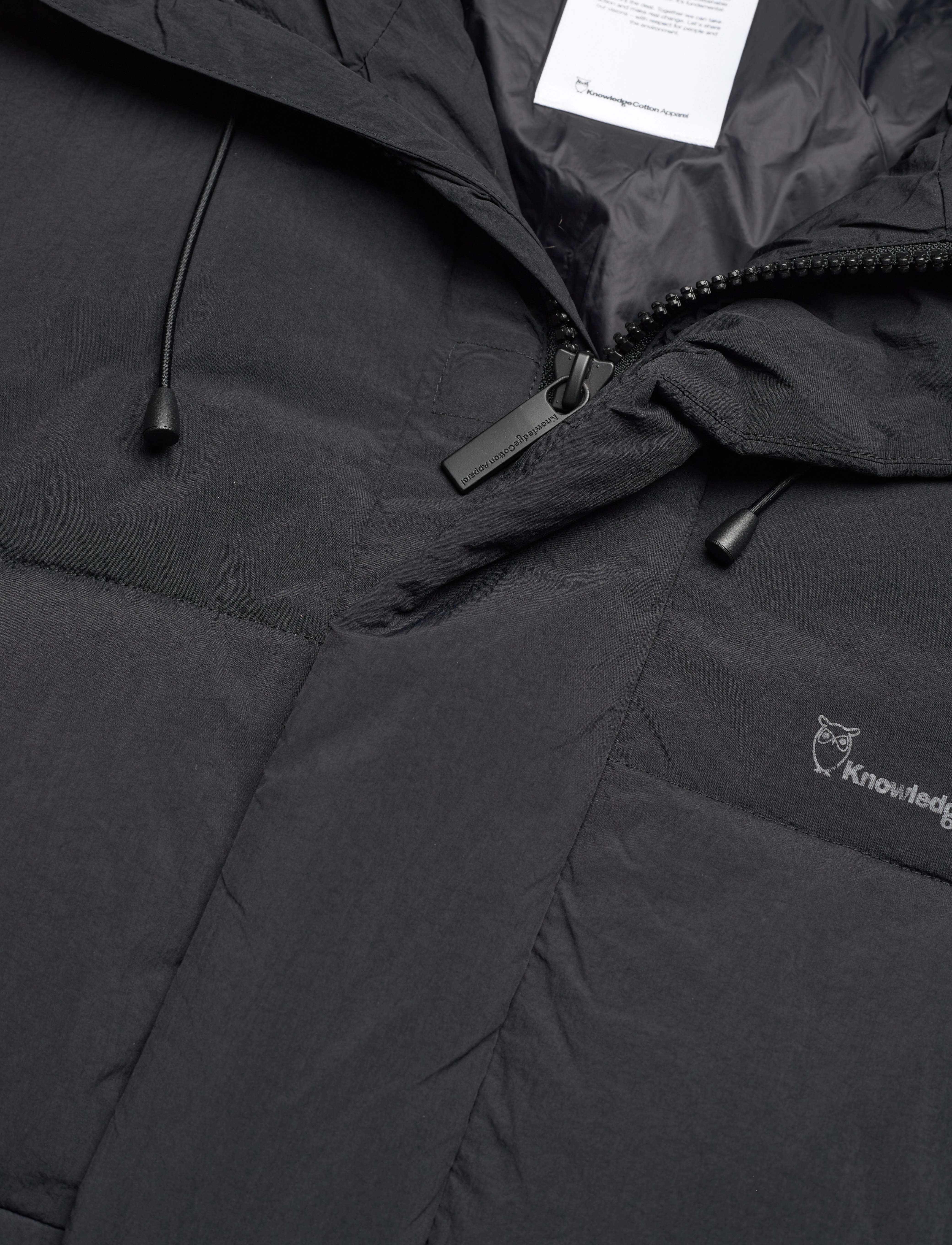 Knowledge Cotton Apparel - Puffer jacket - GRS/Vegan - black jet - 4