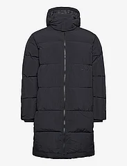 Knowledge Cotton Apparel - Long puffer coat - GRS/Vegan - vinterjackor - black jet - 0