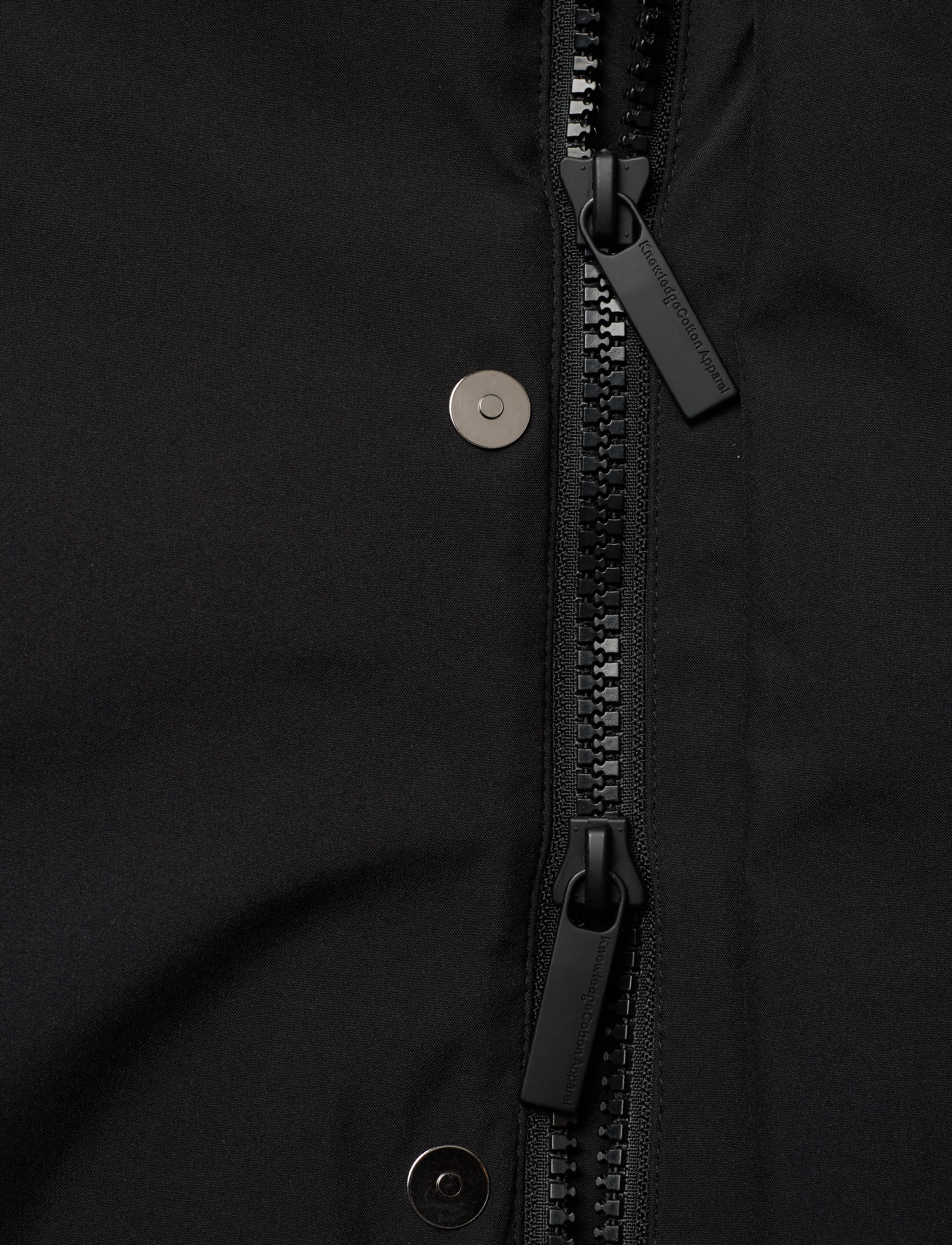 Knowledge Cotton Apparel - CLIMATE SHELL jacket - GRS/Vegan - parkas - black jet - 4