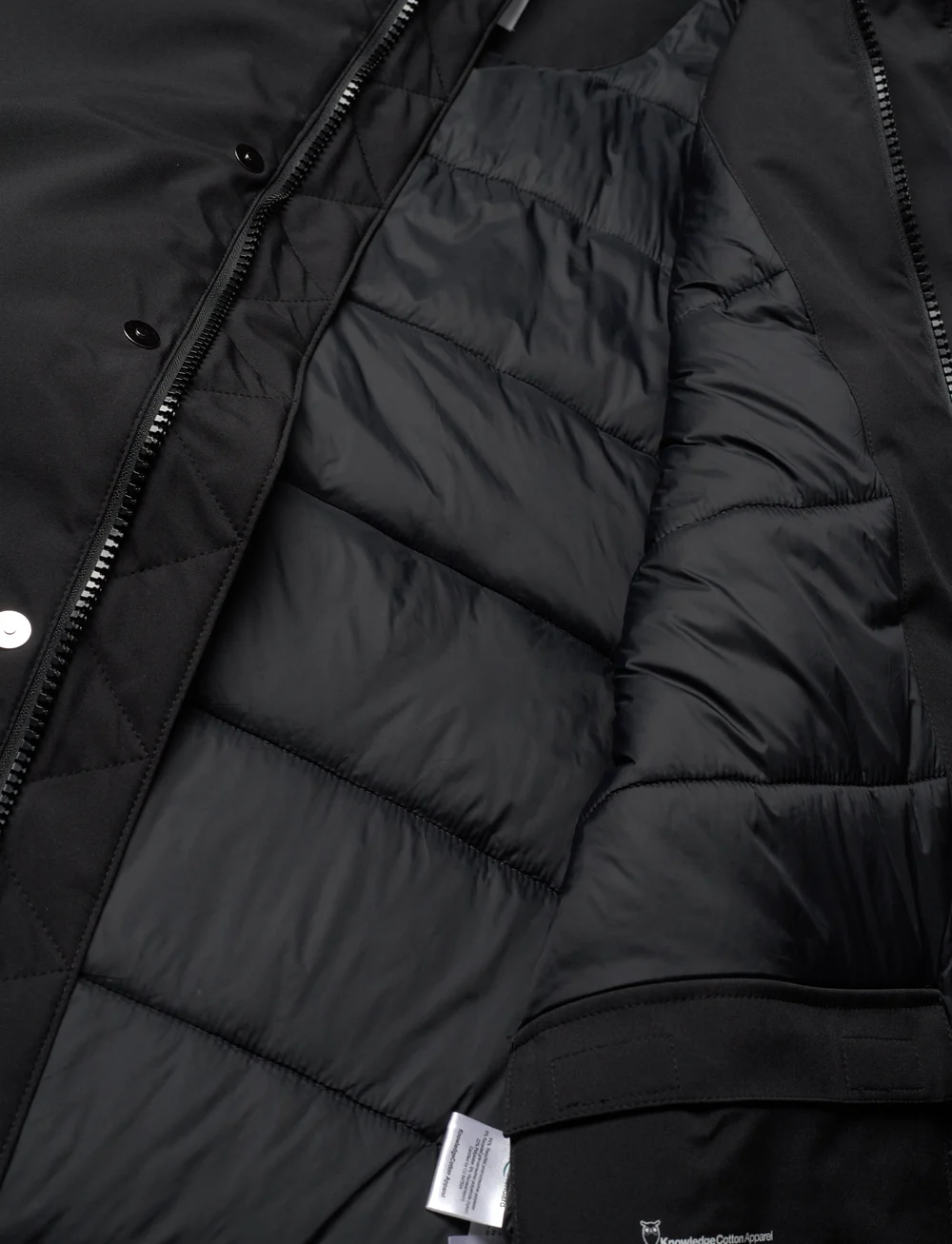 Knowledge Cotton Apparel - CLIMATE SHELL jacket - GRS/Vegan - vinterjakker - black jet - 5