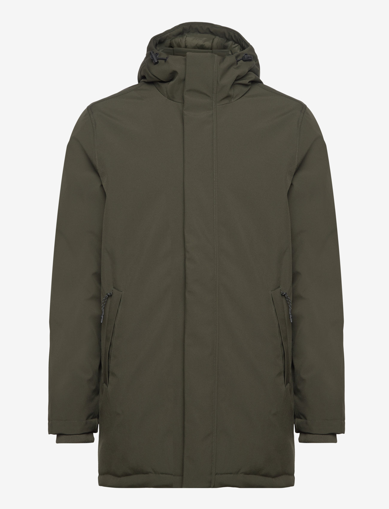 Knowledge Cotton Apparel - CLIMATE SHELL jacket - GRS/Vegan - talvejoped - forrest night - 0