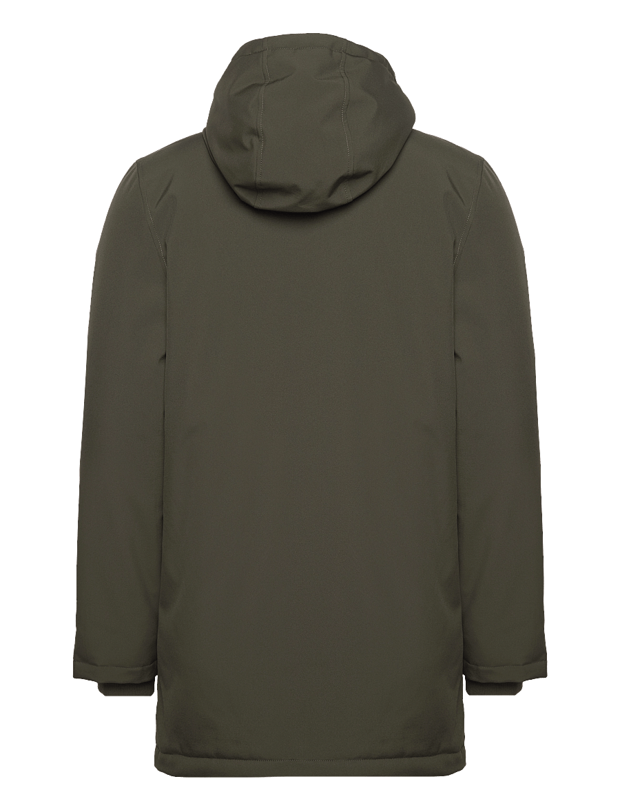 Knowledge Cotton Apparel - CLIMATE SHELL jacket - GRS/Vegan - parka's - forrest night - 1