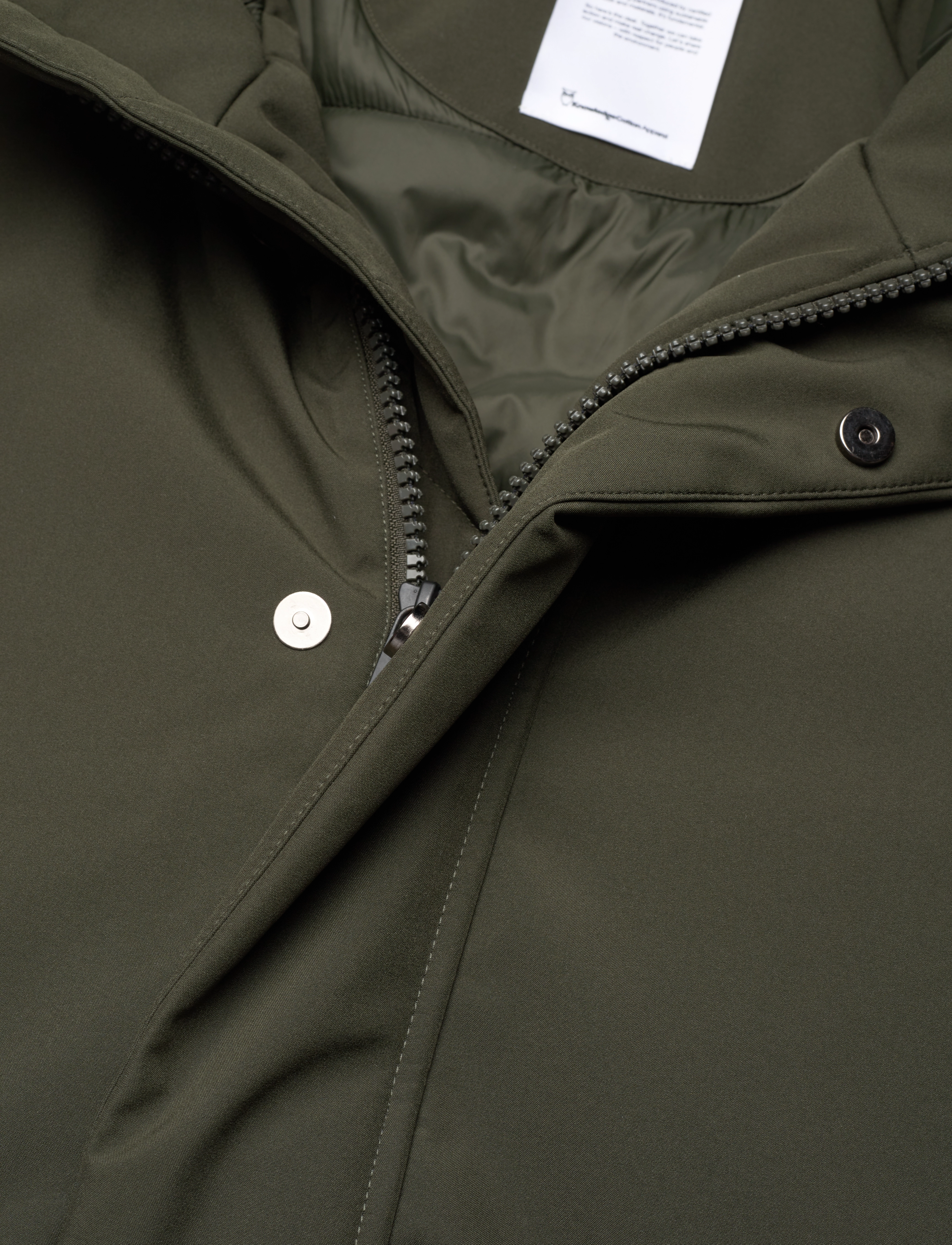 Knowledge Cotton Apparel - CLIMATE SHELL jacket - GRS/Vegan - winter jackets - forrest night - 2