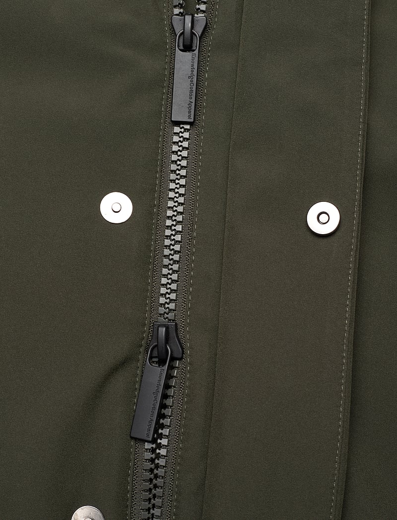 Knowledge Cotton Apparel - CLIMATE SHELL jacket - GRS/Vegan - talvejoped - forrest night - 4