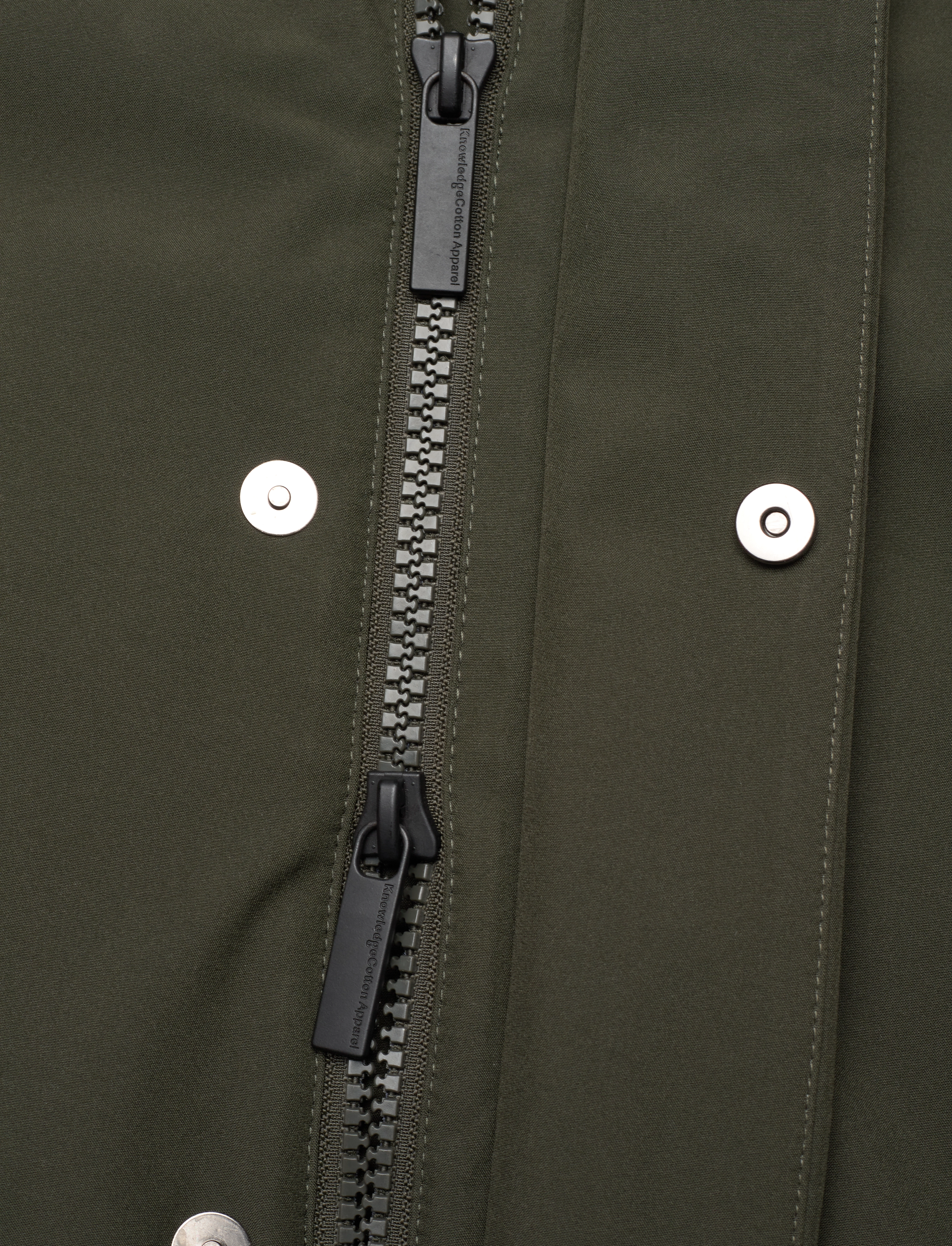 Knowledge Cotton Apparel - CLIMATE SHELL jacket - GRS/Vegan - winter jackets - forrest night - 4