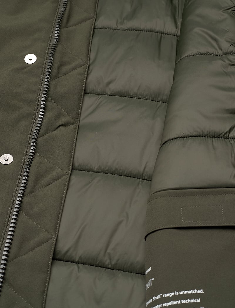 Knowledge Cotton Apparel - CLIMATE SHELL jacket - GRS/Vegan - talvejoped - forrest night - 5