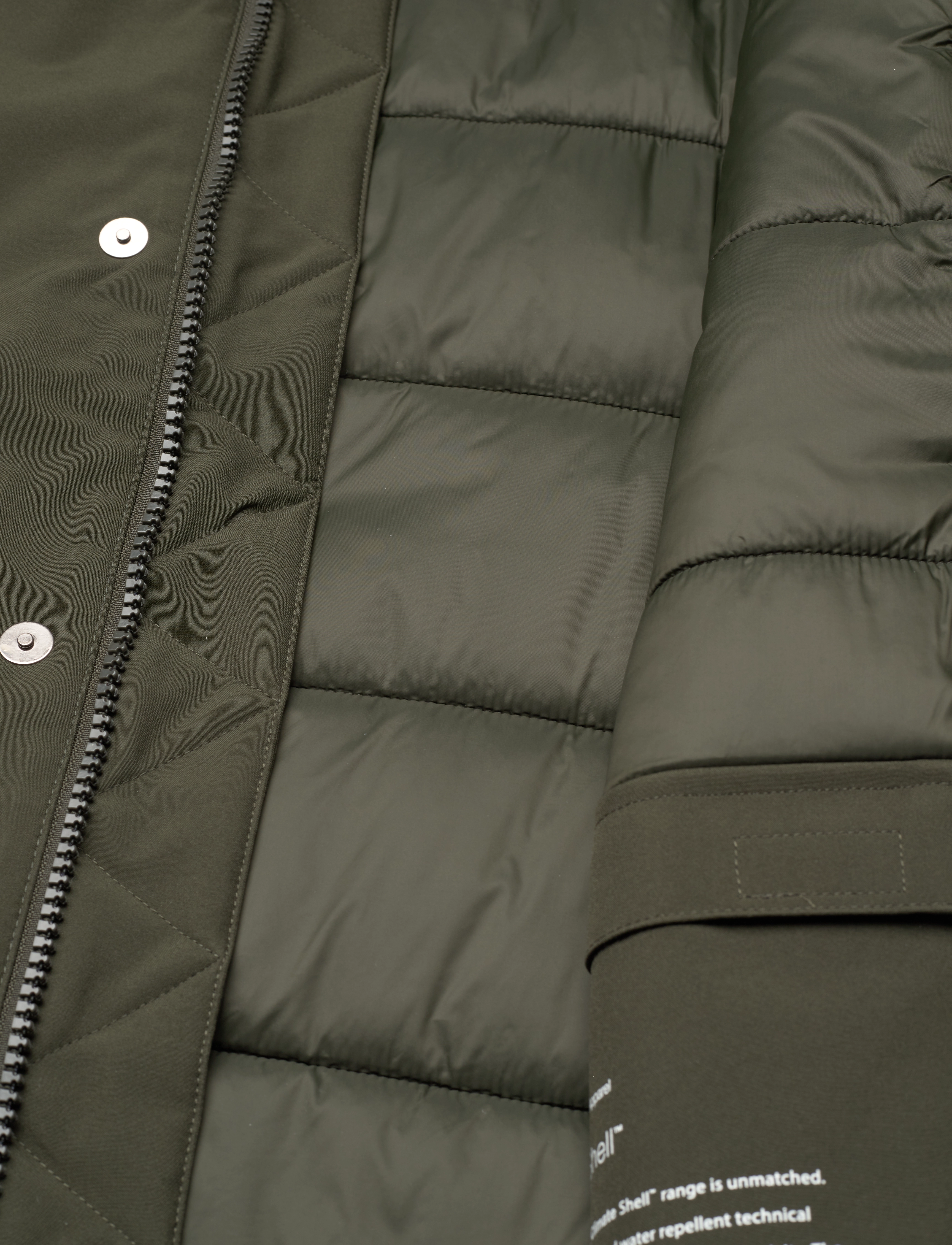 Knowledge Cotton Apparel - CLIMATE SHELL jacket - GRS/Vegan - winter jackets - forrest night - 5