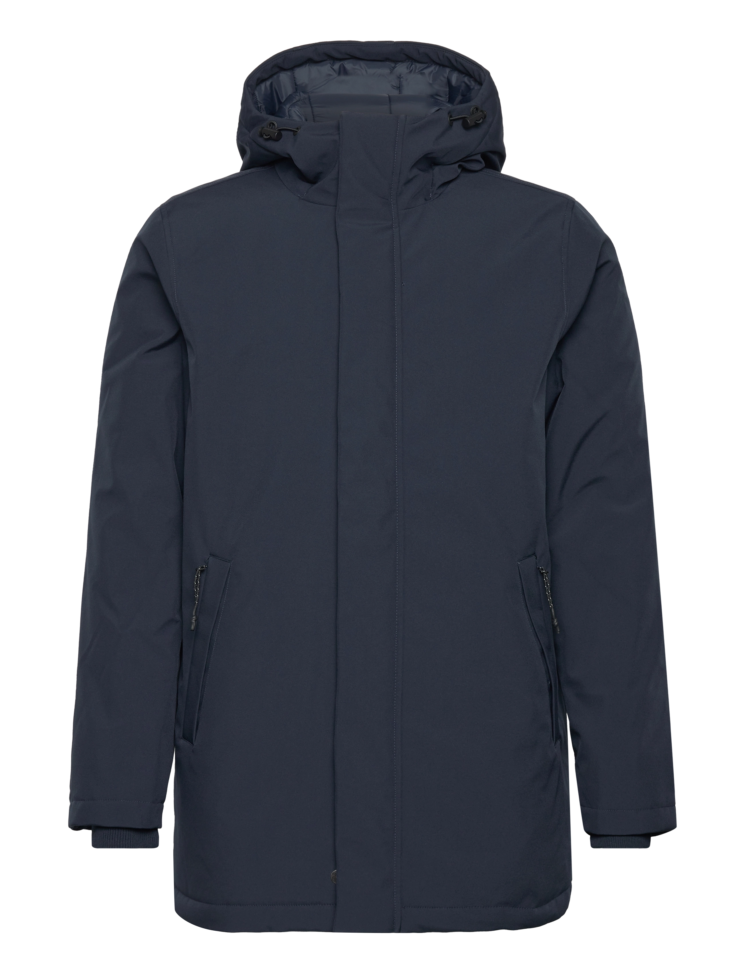Knowledge Cotton Apparel Climate Shell Jacket - Grs/Vegan, 3XL, Navy, Jakker > Parkaer, Herre