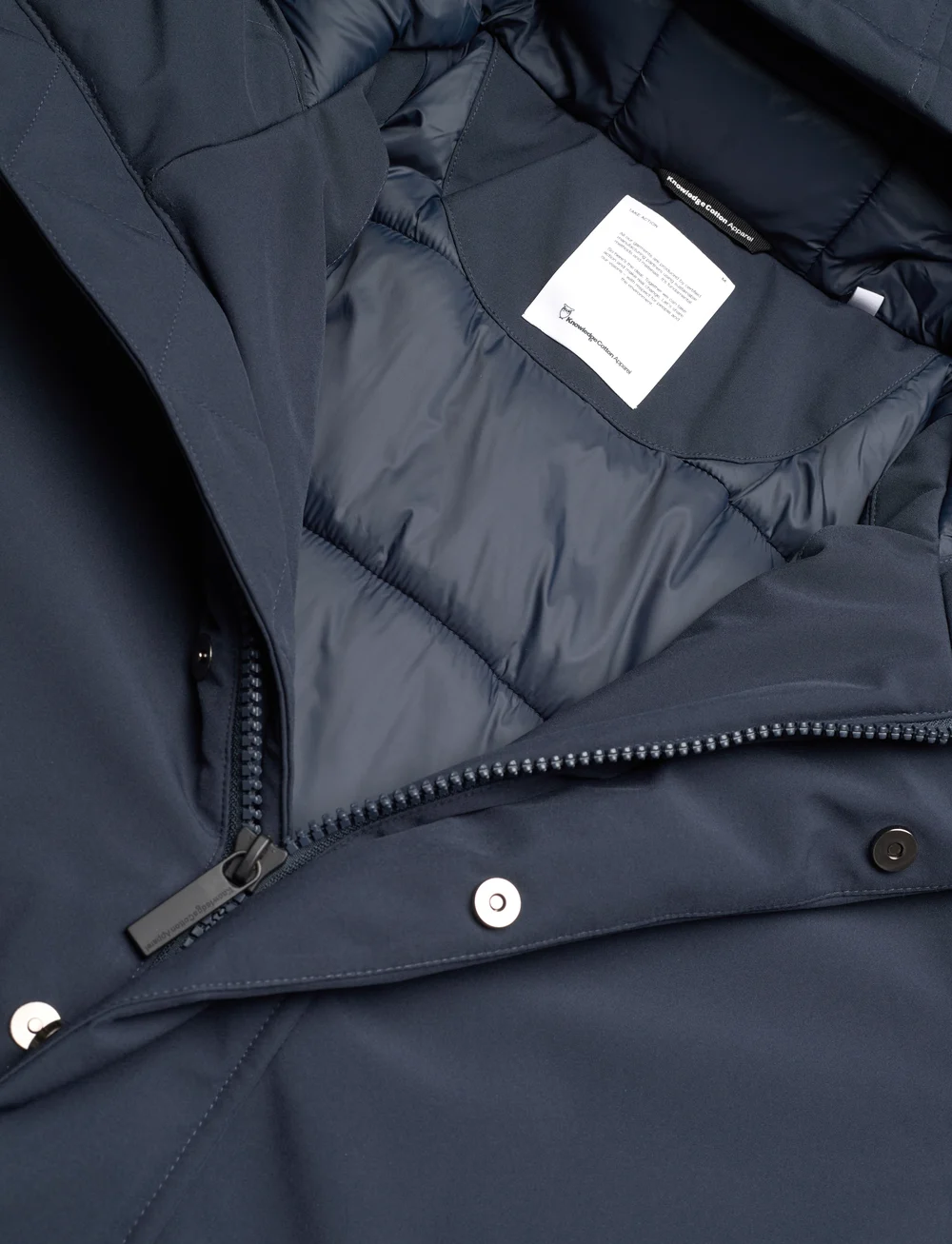 Knowledge Cotton Apparel - CLIMATE SHELL jacket - GRS/Vegan - vinterjackor - total eclipse - 2