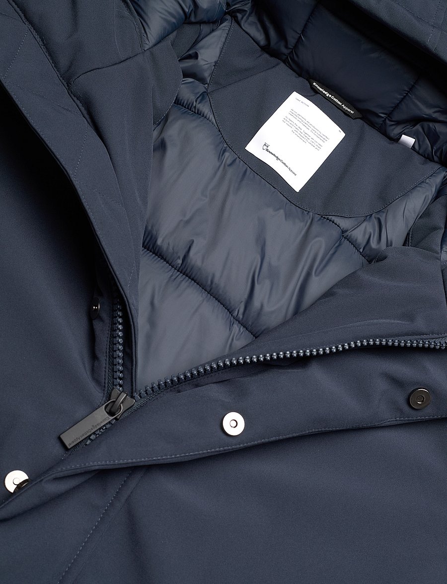 Knowledge Cotton Apparel - CLIMATE SHELL™ jacket - GRS/Vegan - parkas - total eclipse - 2