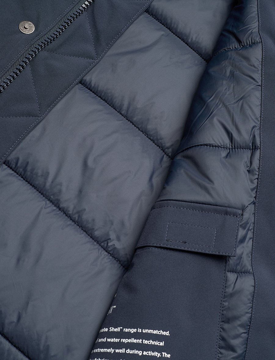 Knowledge Cotton Apparel - CLIMATE SHELL™ jacket - GRS/Vegan - parkas - total eclipse - 5