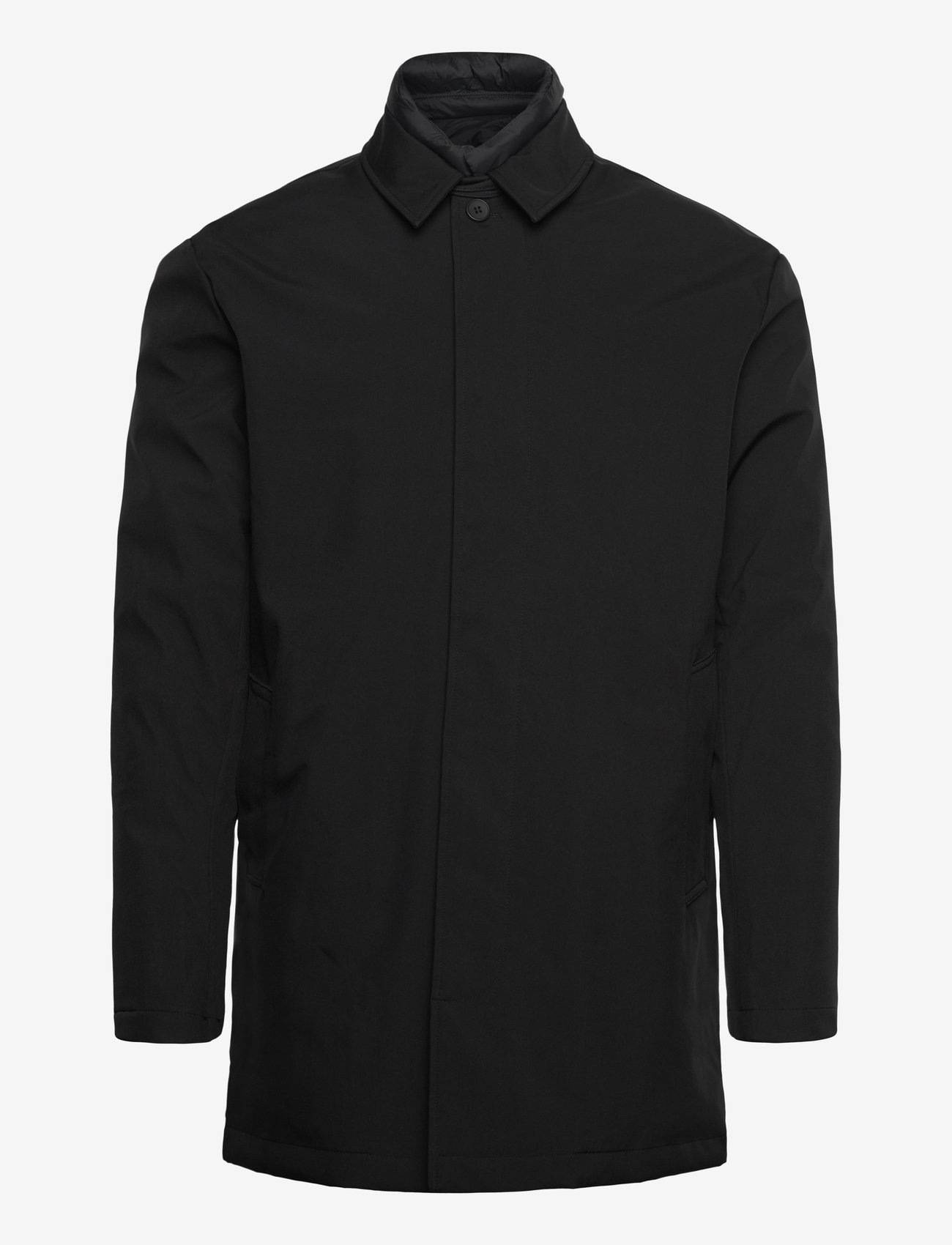 Knowledge Cotton Apparel - CLIMATE SHELL car coat jacket - GR - black jet - 0