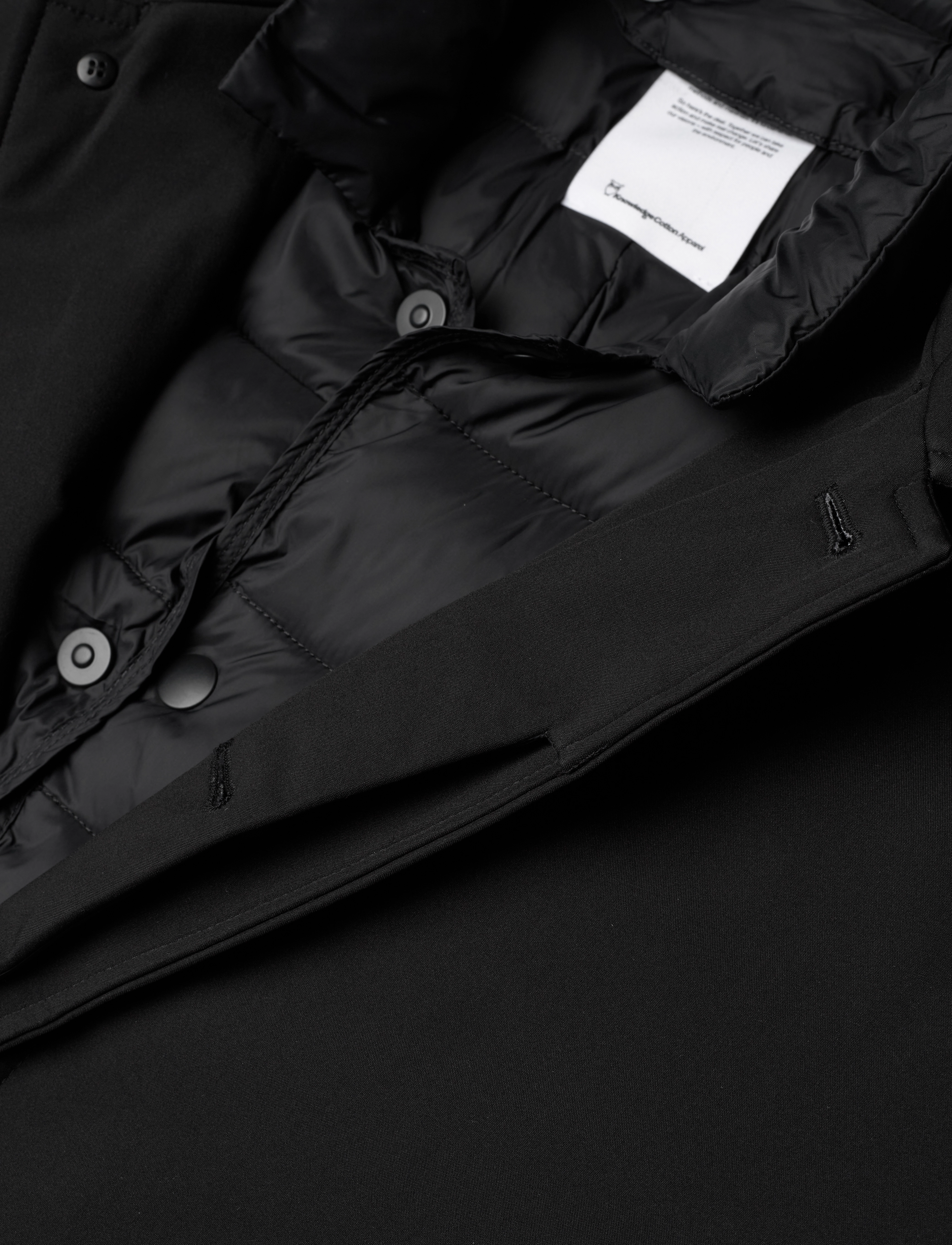 Knowledge Cotton Apparel - CLIMATE SHELL car coat jacket - GR - black jet - 2