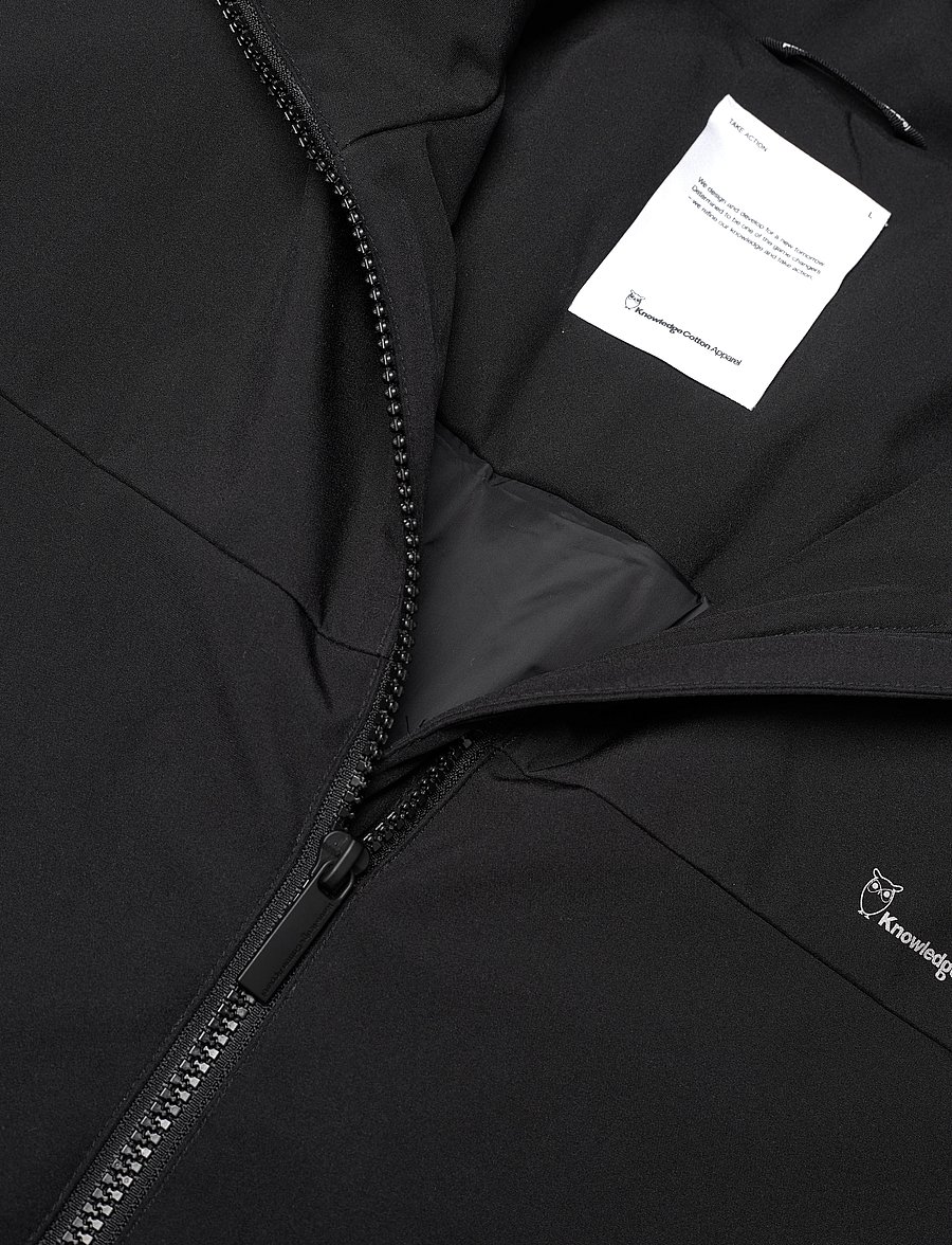 Knowledge Cotton Apparel - CLIMATE SHELL jacket - GRS/Vegan - kevadjoped - black jet - 2