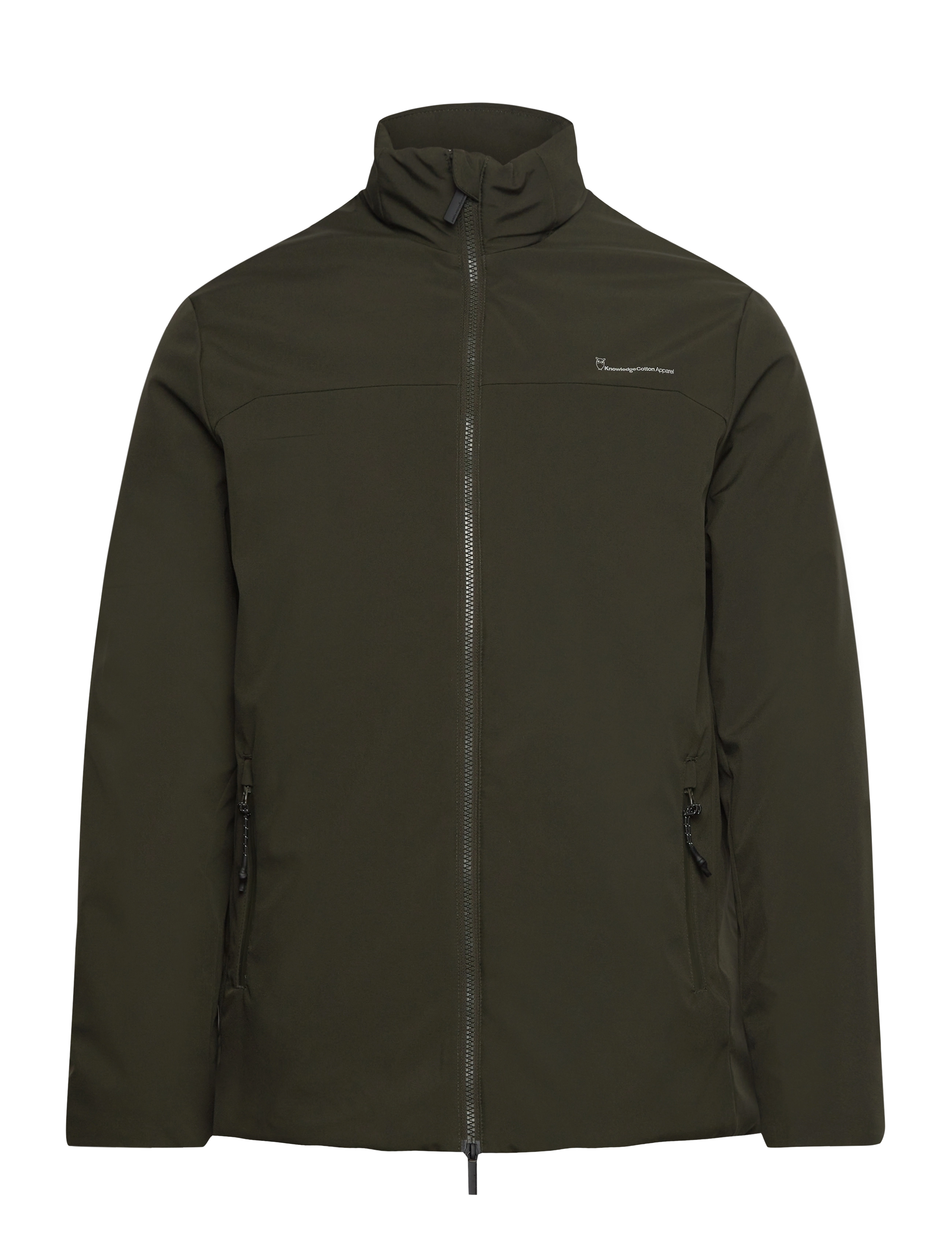 Knowledge Cotton Apparel Climate Shell Jacket Grs/Vegan, S, Jackets, Khakigrün - Padded Männerswear