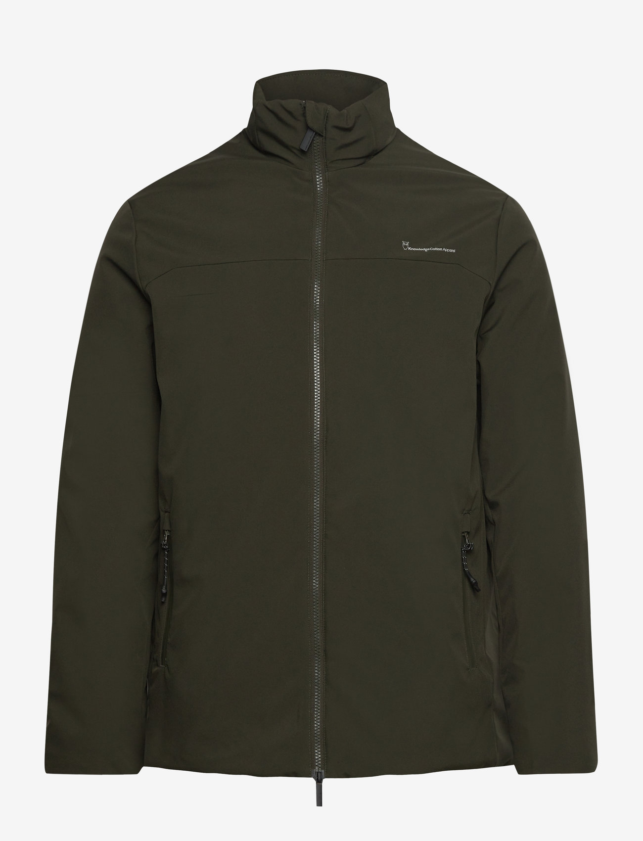 Knowledge Cotton Apparel - CLIMATE SHELL jacket - GRS/Vegan - efterårsjakker - forrest night - 0