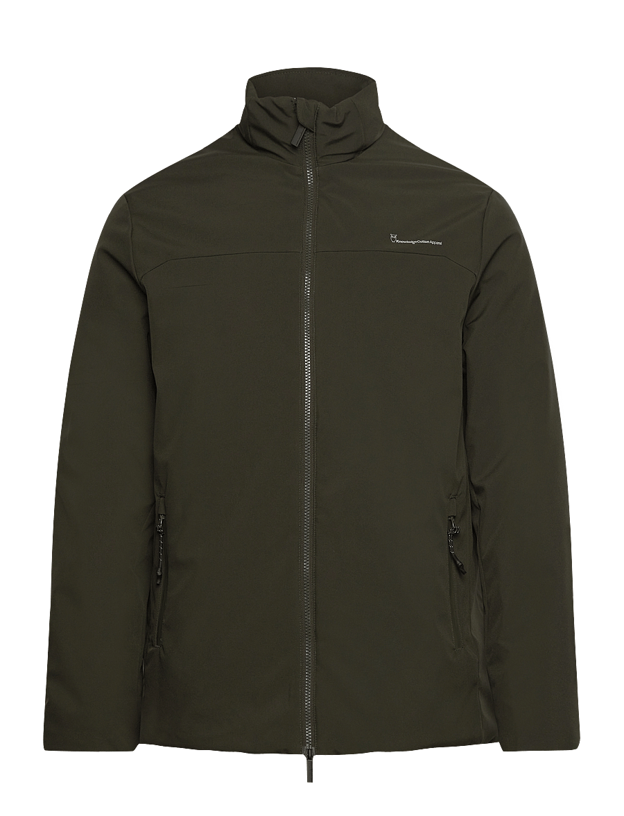Knowledge Cotton Apparel - CLIMATE SHELL jacket - GRS/Vegan - kevadjoped - forrest night - 0