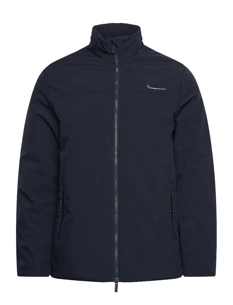 Knowledge Cotton Apparel - CLIMATE SHELL jacket - GRS/Vegan - kevättakit - total eclipse - 0