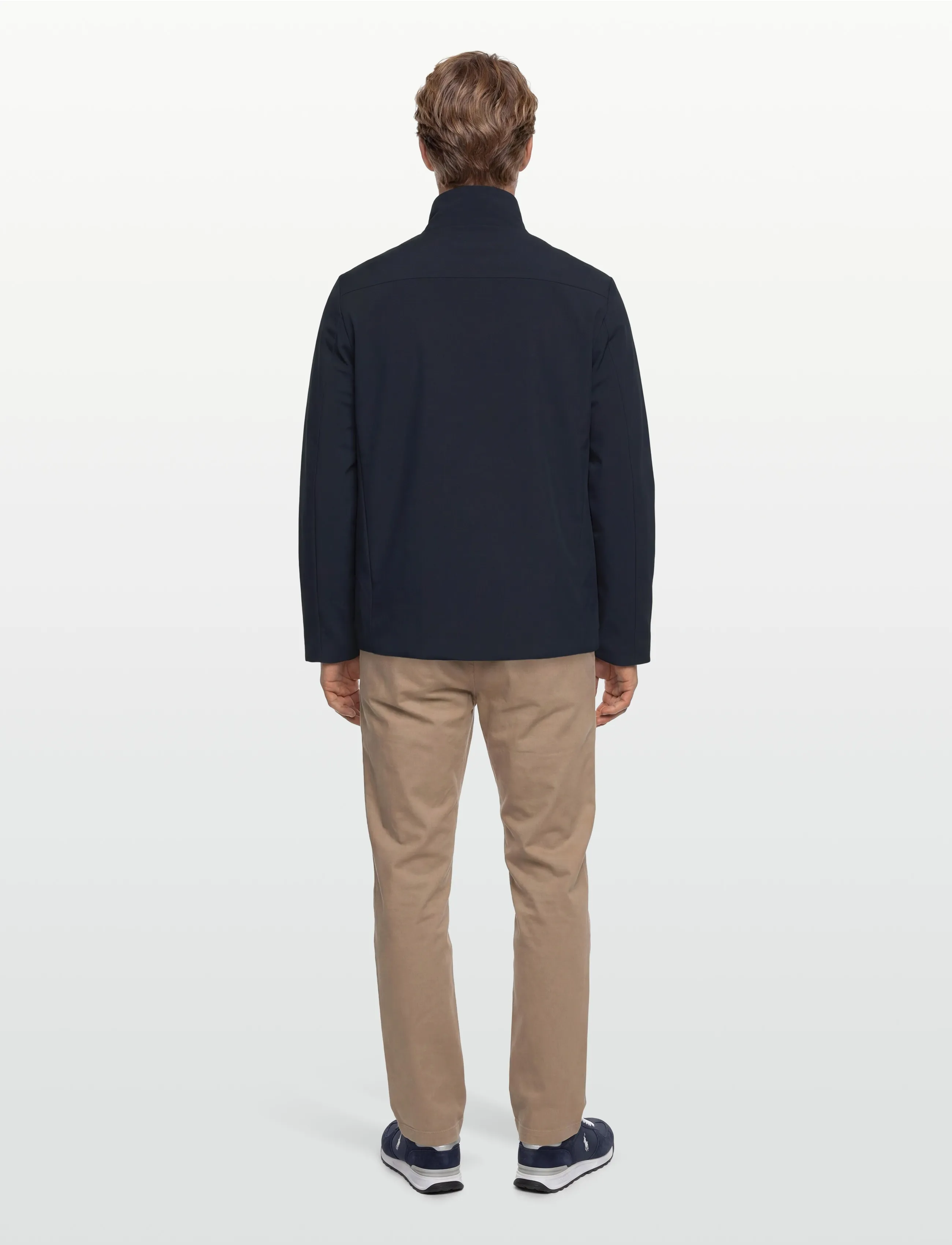 Knowledge Cotton Apparel - CLIMATE SHELL jacket - GRS/Vegan - forårsjakker - total eclipse - 4