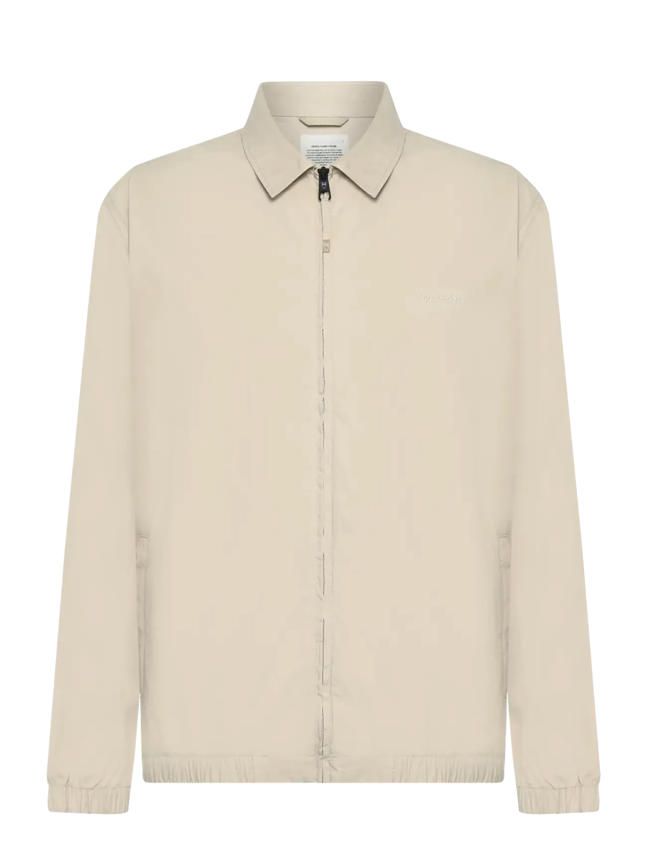 KNOWLEDGE Baumwolle APPAREL Hell Poplin Jacke Beige - L - Herren