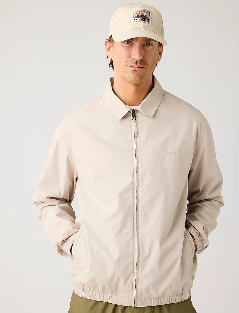 Knowledge Cotton Apparel - Light poplin jacket - forårsjakker - light feather gray - 3