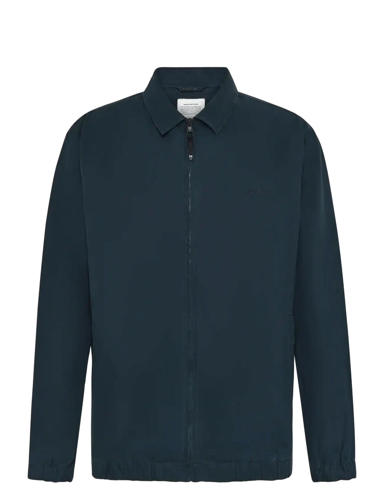 Knowledge Cotton Apparel Light Poplin Jacket, M, Jackets, Marineblau - Männerswear