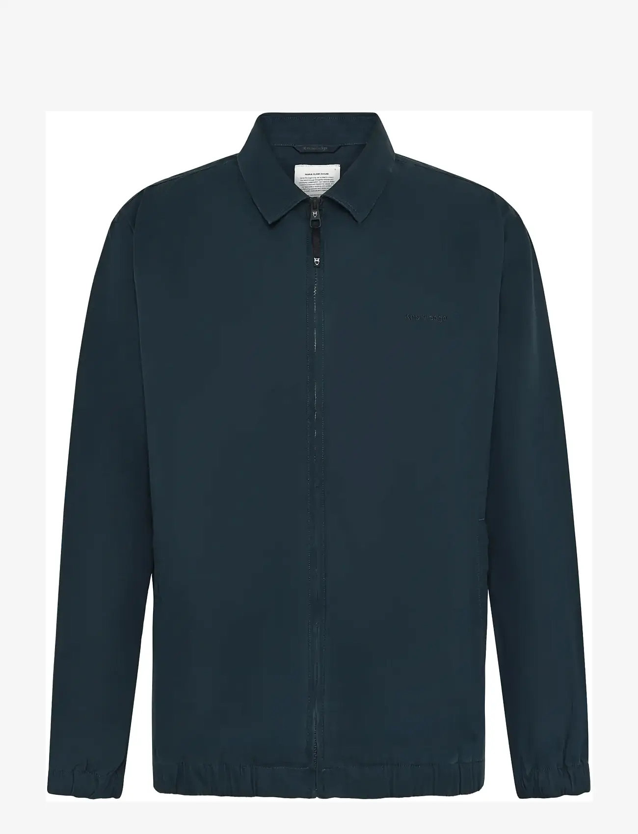 Knowledge Cotton Apparel - Light poplin jacket - forårsjakker - total eclipse - 0