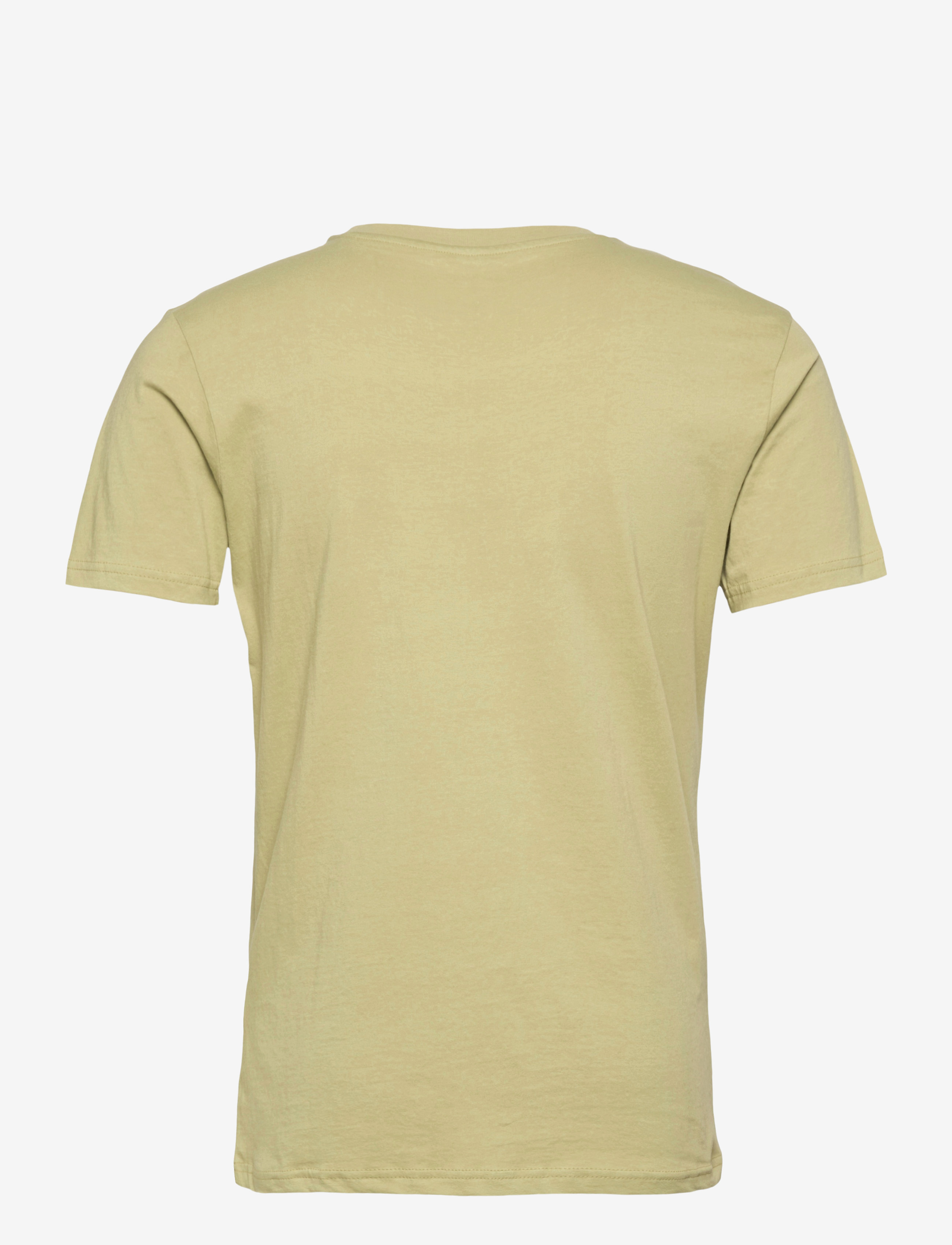 Knowledge Cotton Apparel - ALDER outline owl tee - GOTS/Vegan - sage (light usty green) - 1